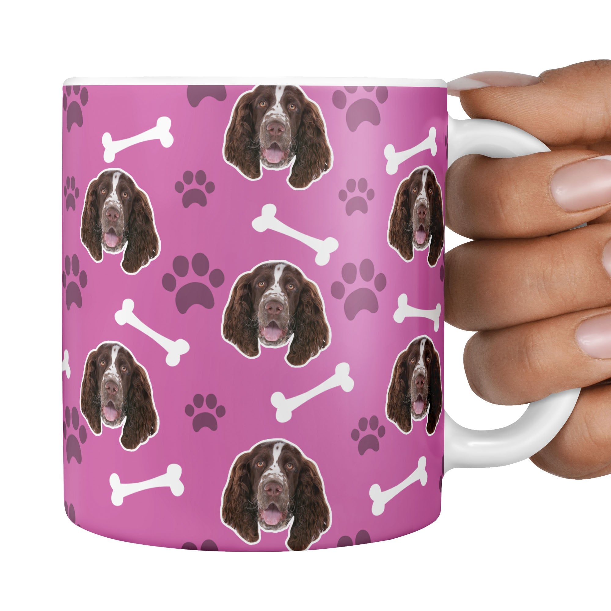 Dogsy Pattern Print Mug