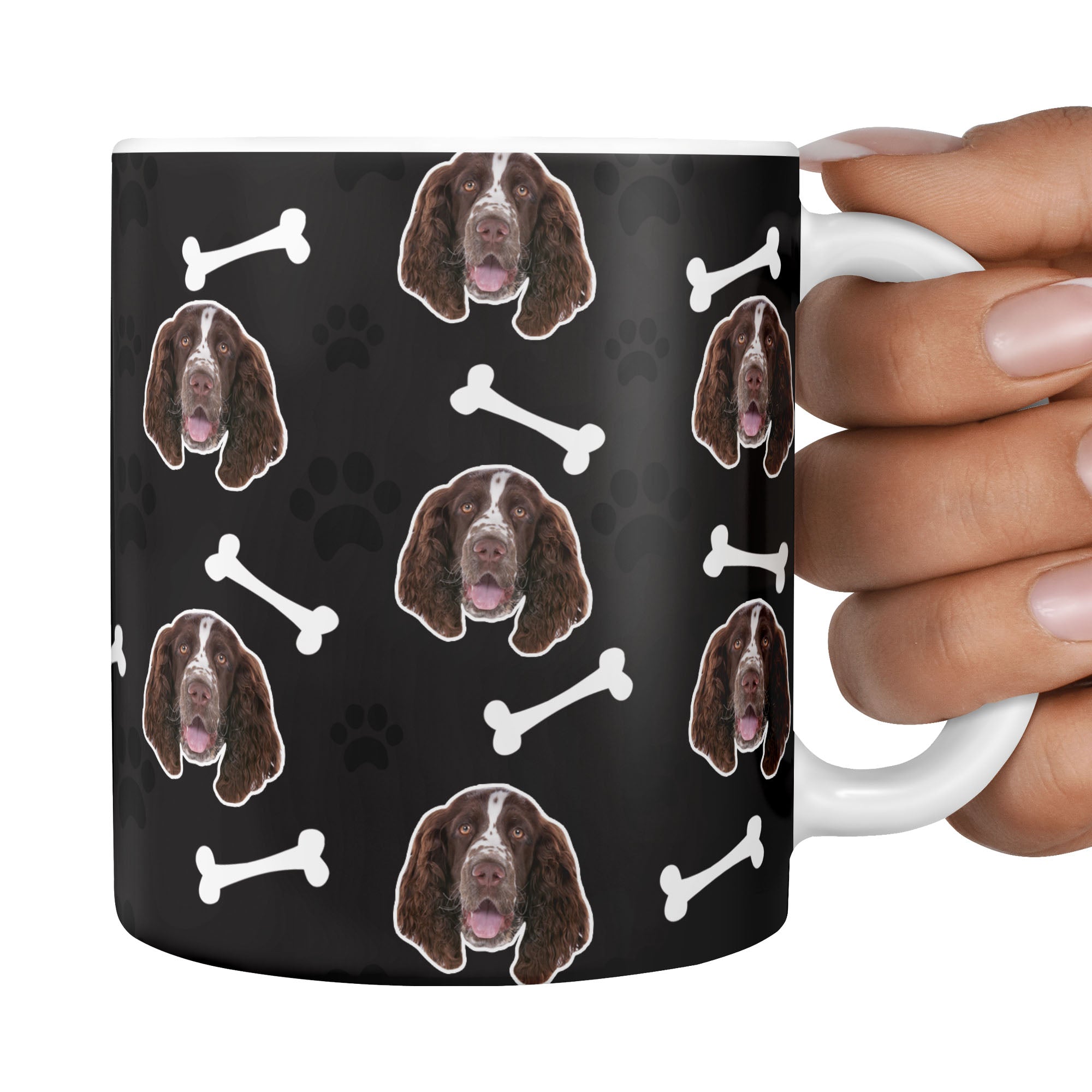 Dogsy Pattern Print Mug