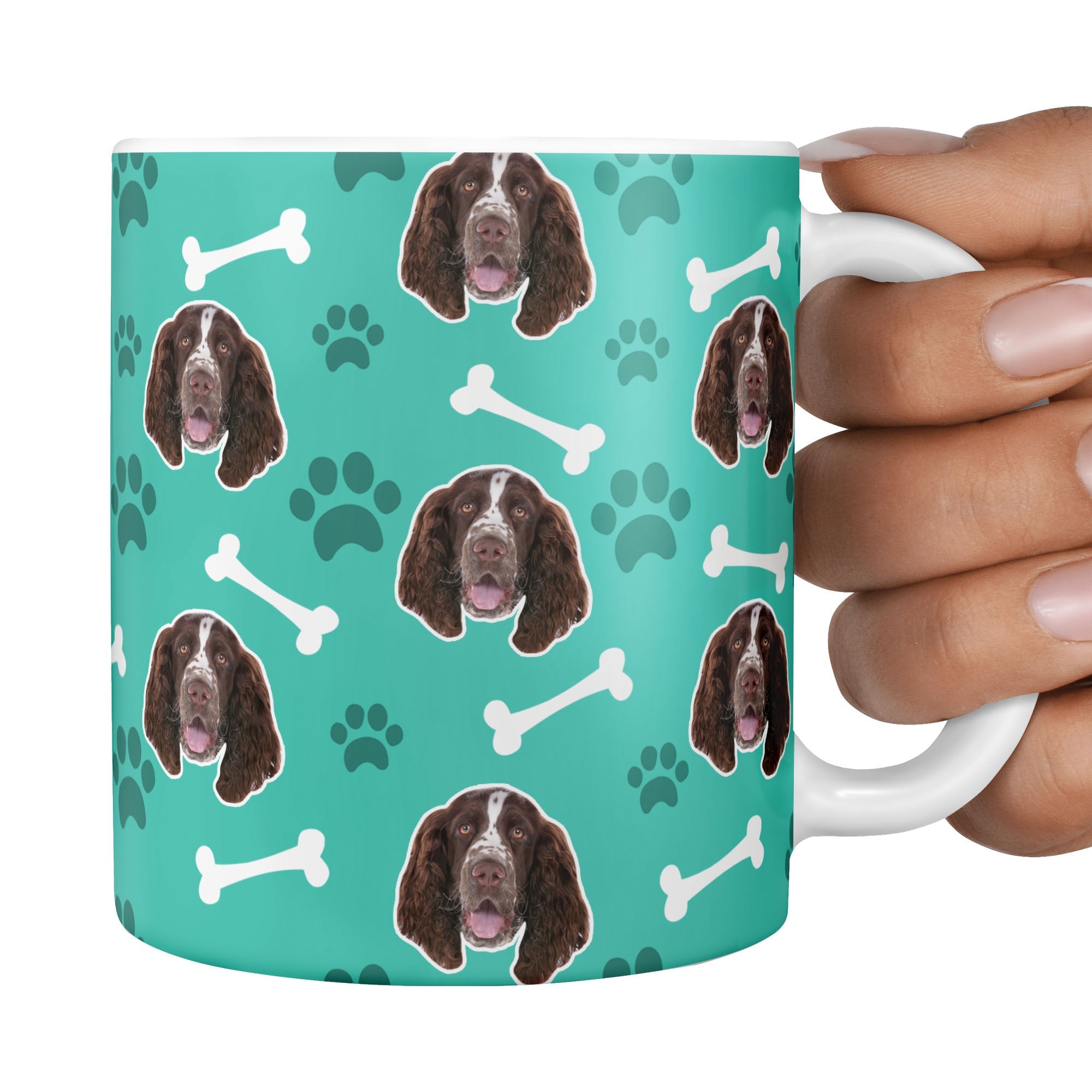 Dogsy Pattern Print Mug
