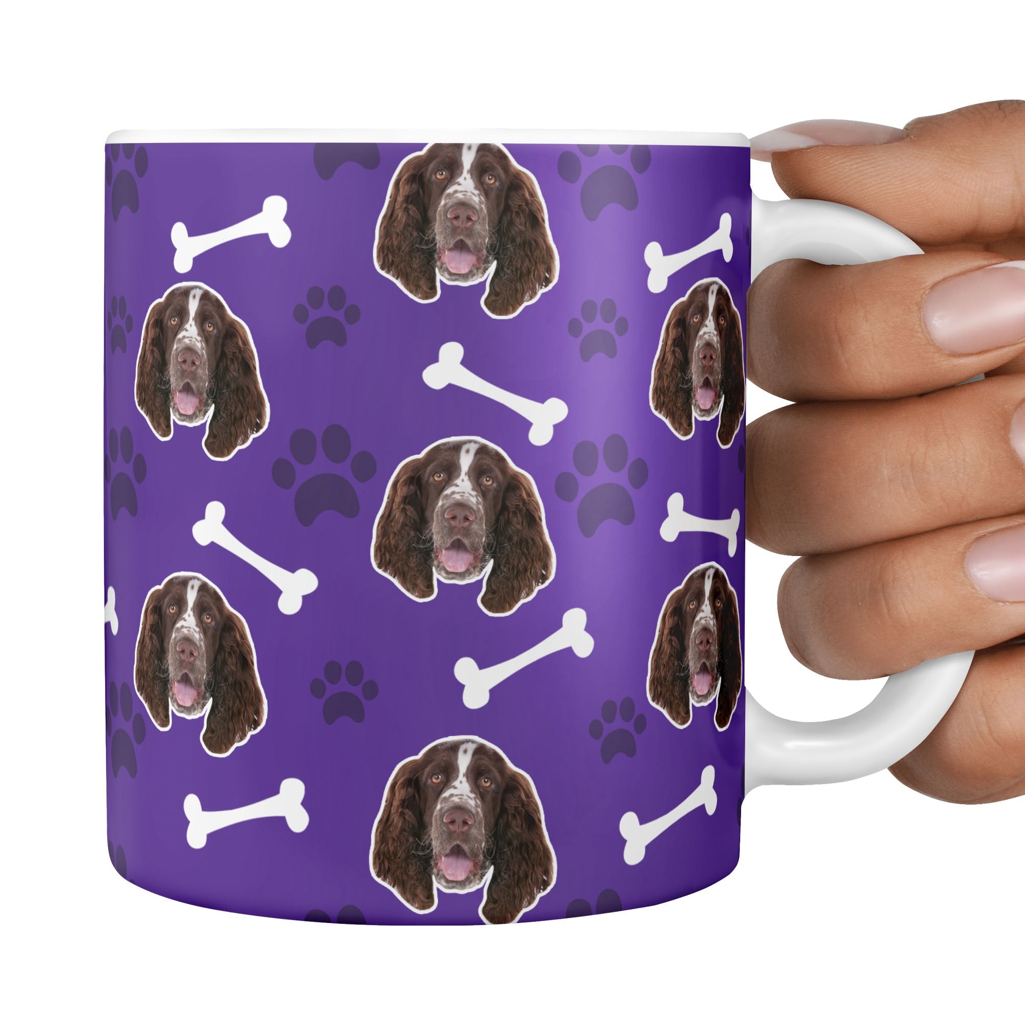 Dogsy Pattern Print Mug