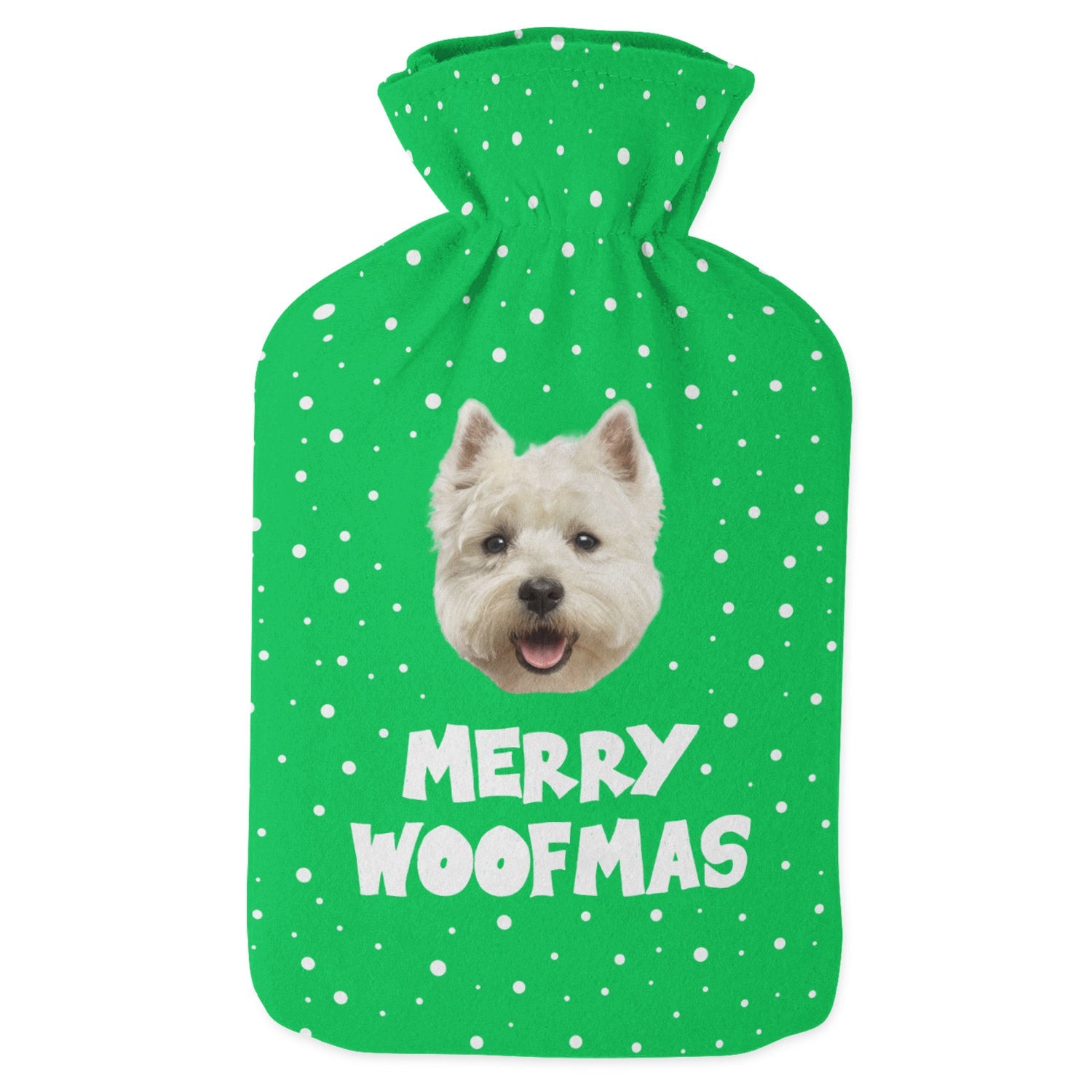 Merry Woofmas Hot Water Bottle