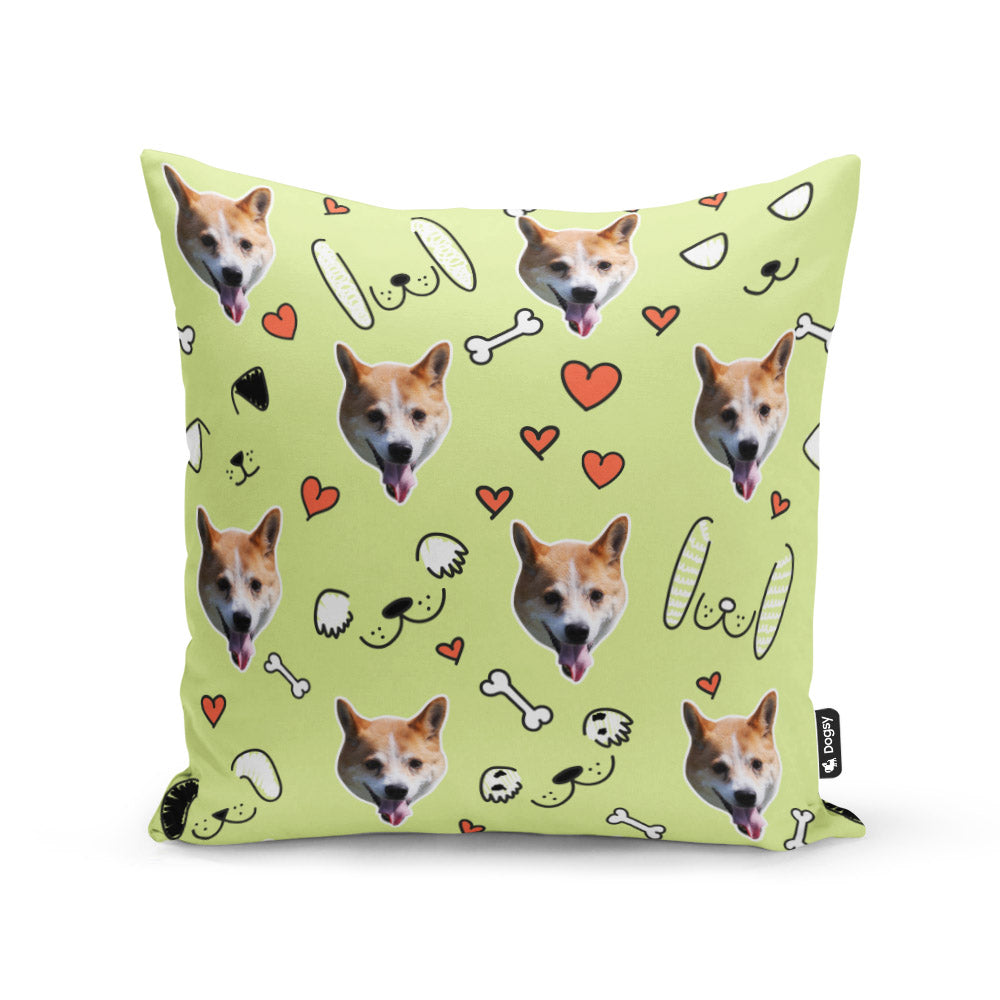 Green Basil Sponsors Doodle Cushion