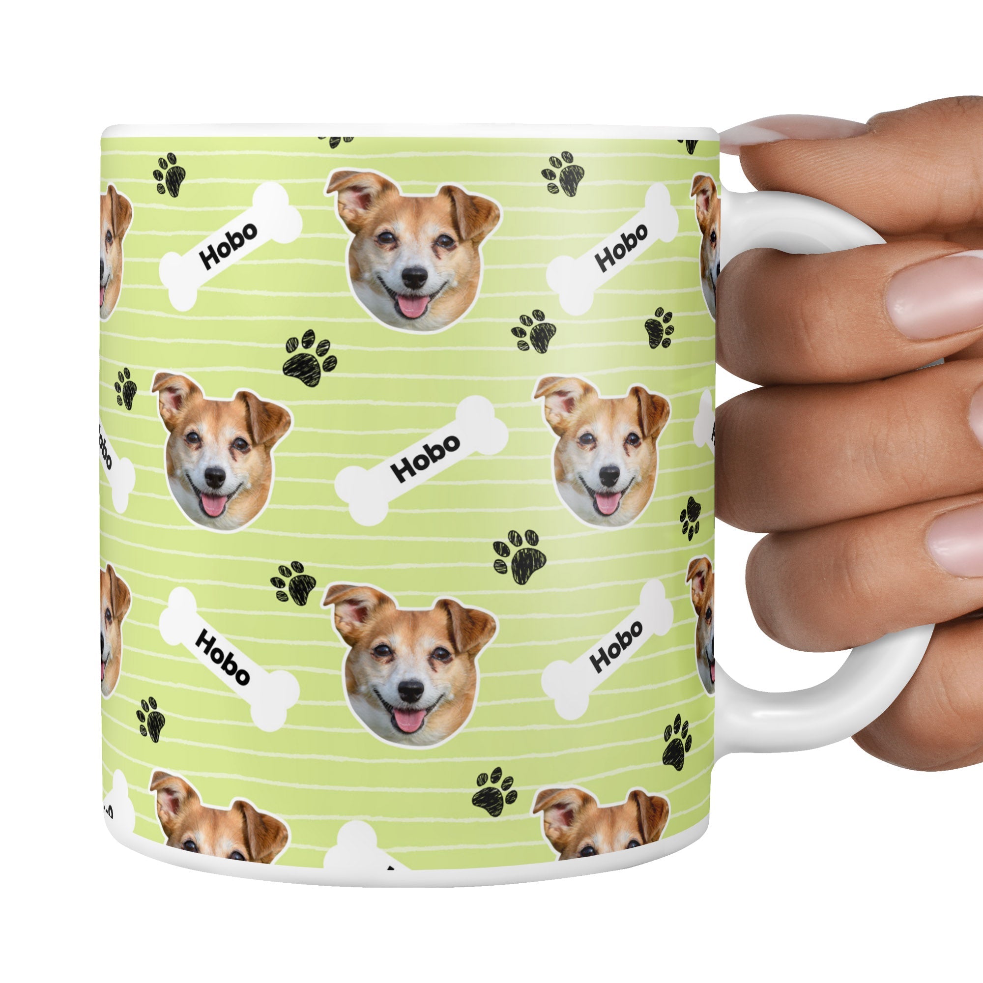 Green Hobo Sponsors Name Mug