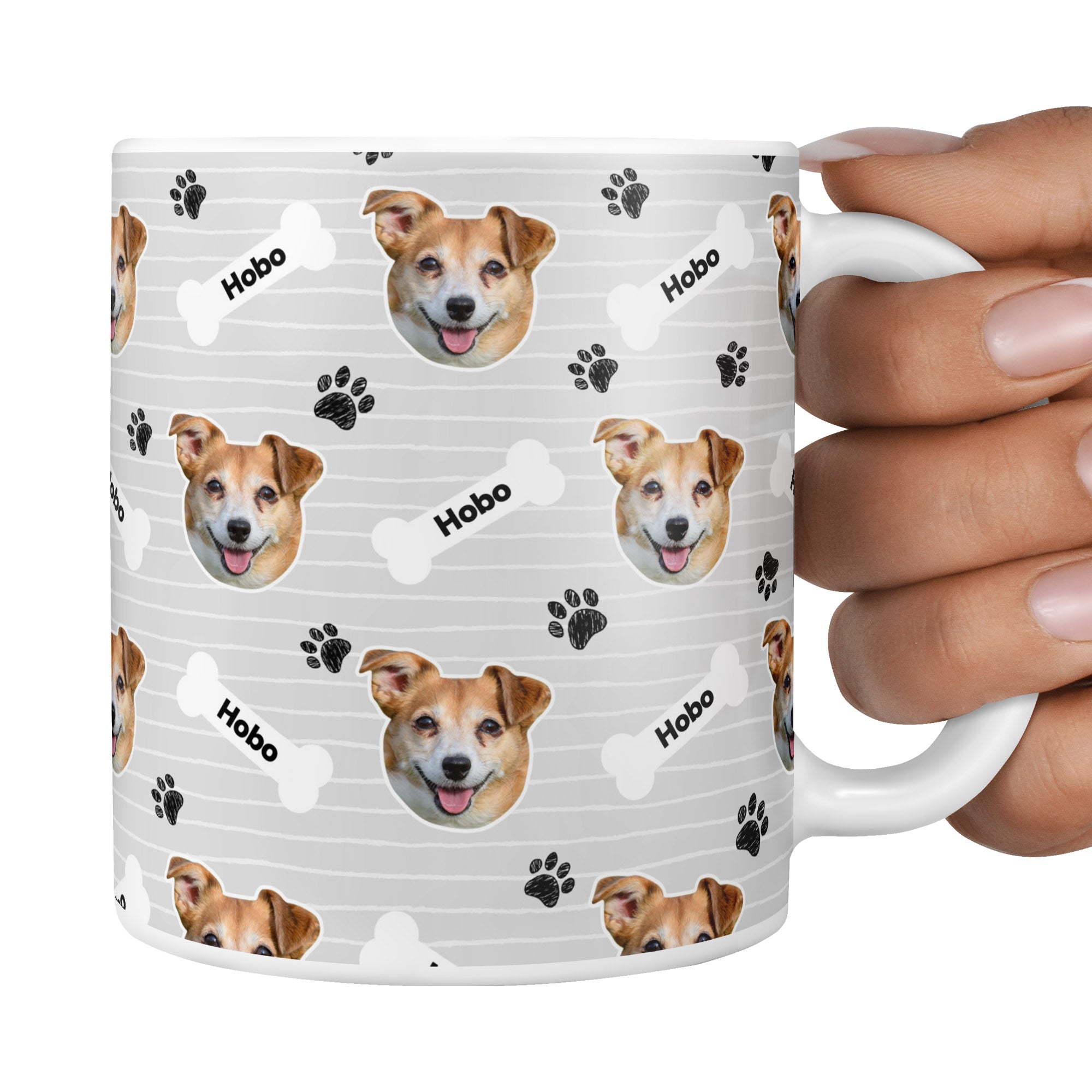 Grey Hobo Sponsors Name Mug