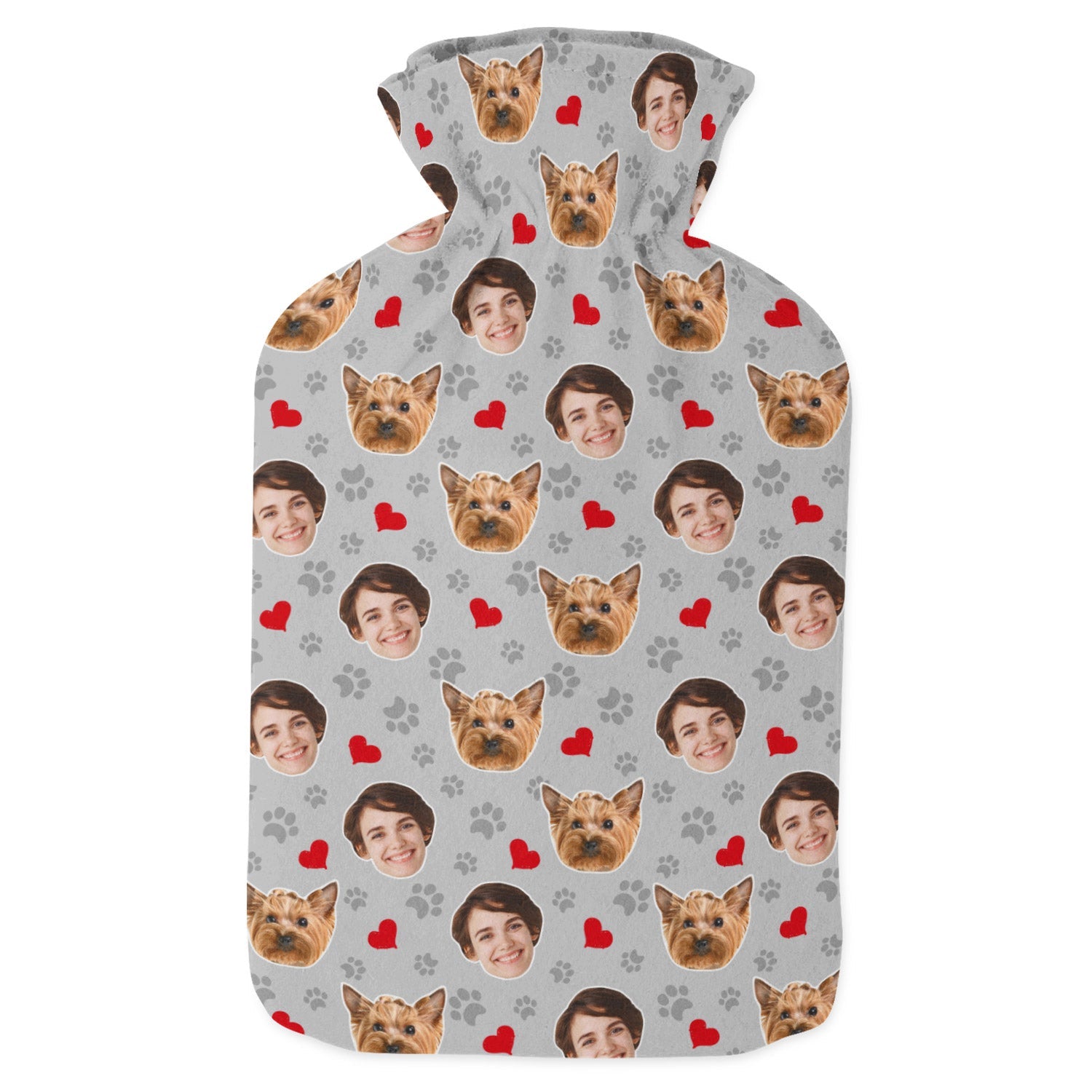 Paw Hearts Hot Water Bottle