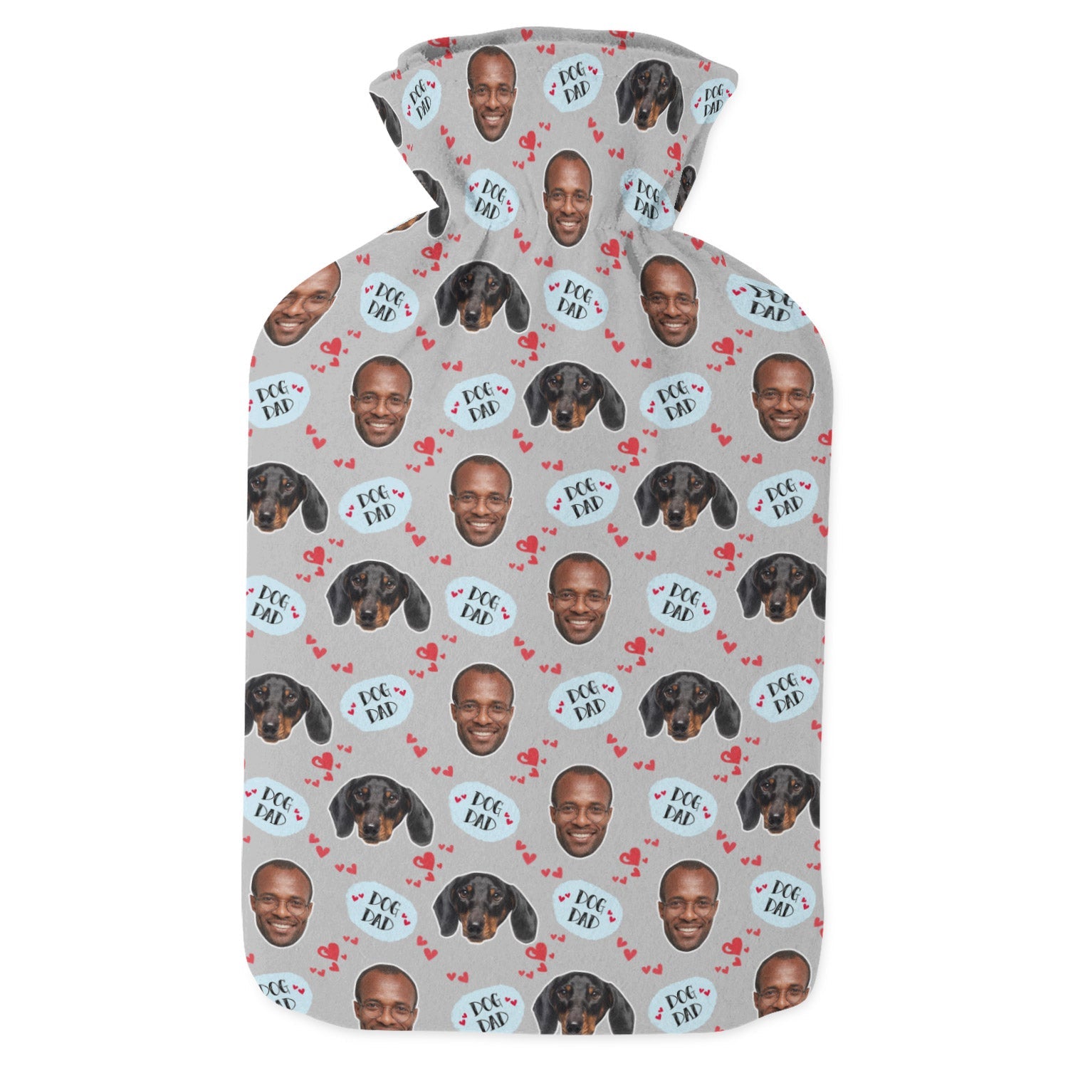 Dog Dad Hot Water Bottle