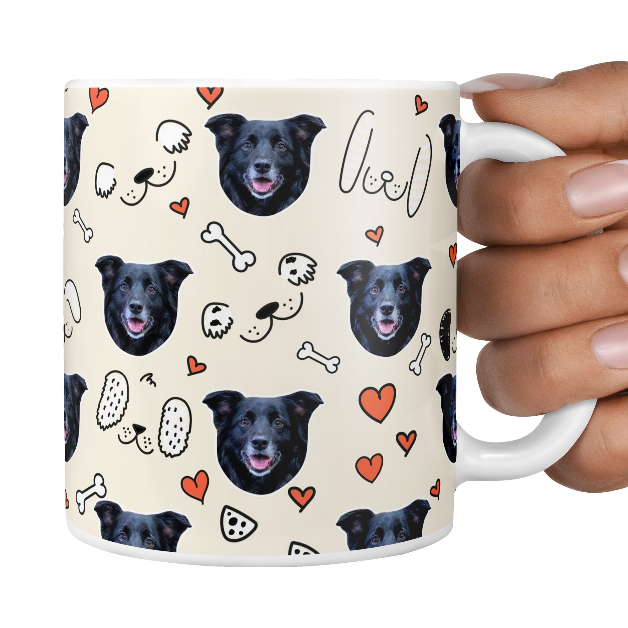 Cream Lola Belle Sponsors Doodle Mug