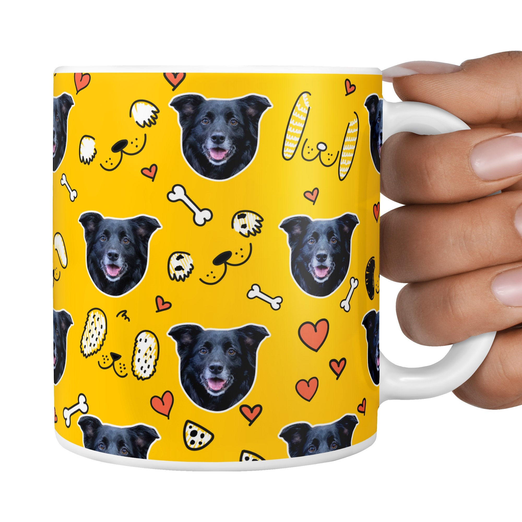 Yellow Lola Belle Sponsors Doodle Mug