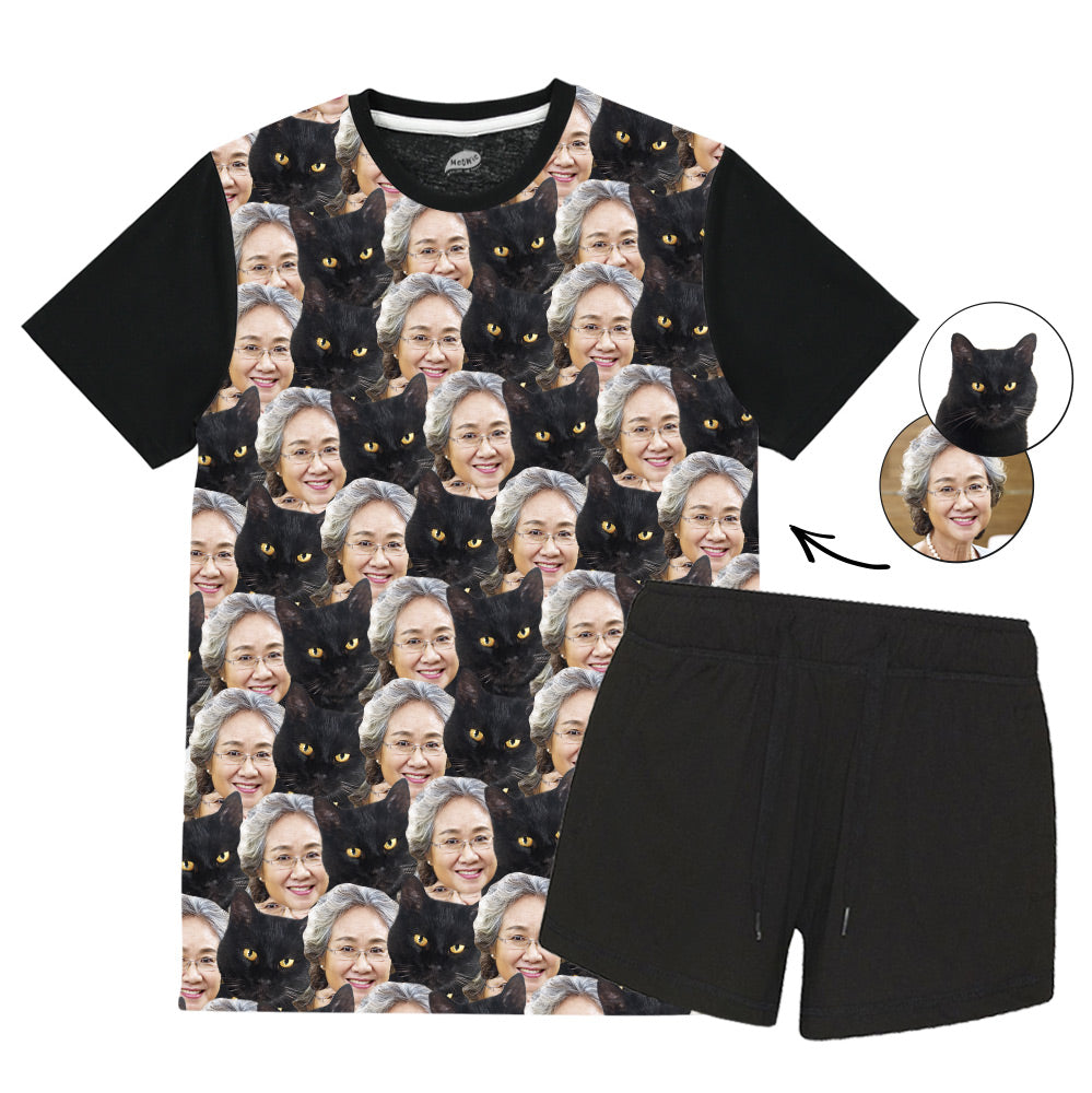Mash Up Cat & Owner Pyjama Set