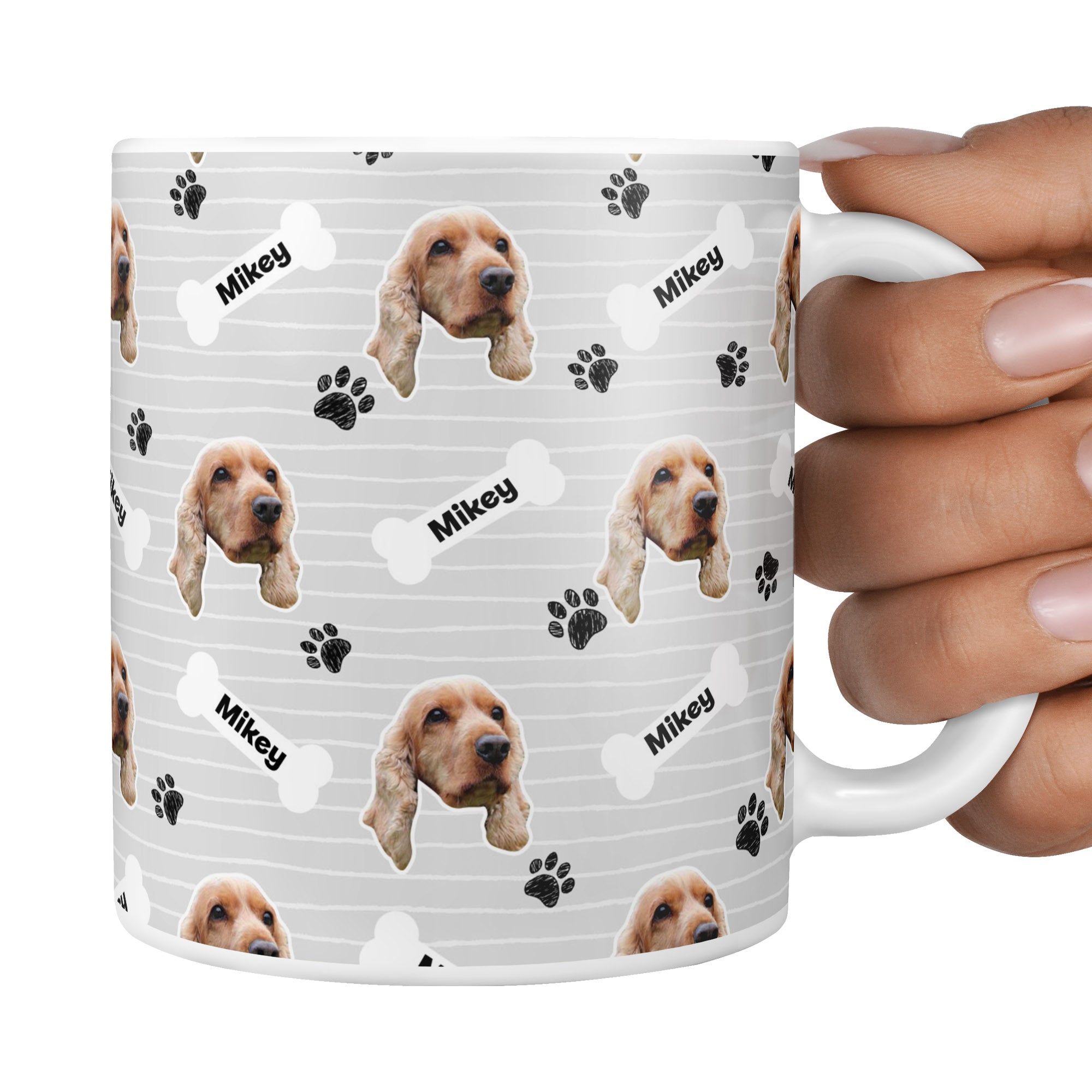 Grey Mikey Sponsors Name Mug