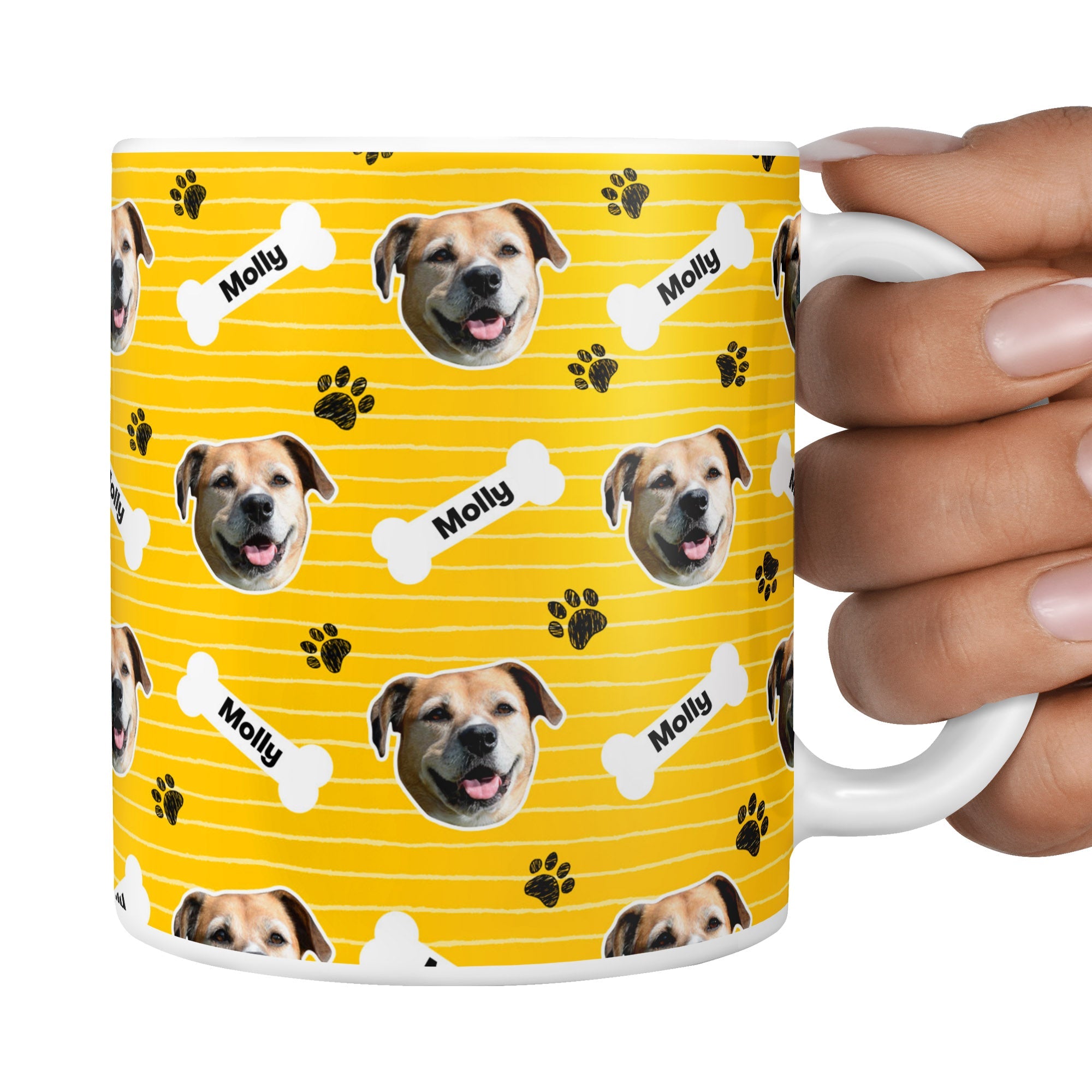 Yellow Molly Sponsors Name Mug