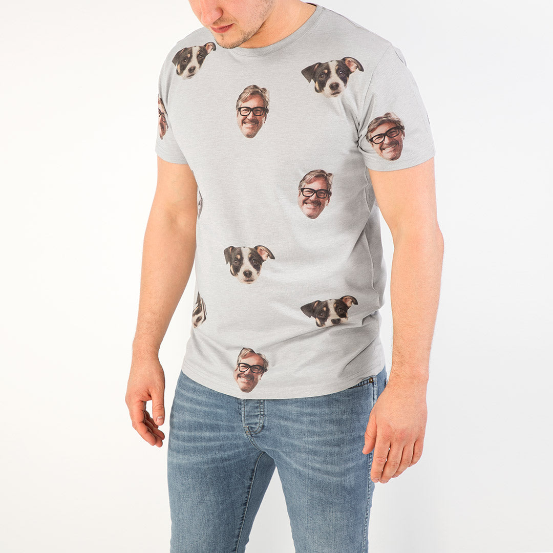 Dog & Owner Mens Photo T-Shirt