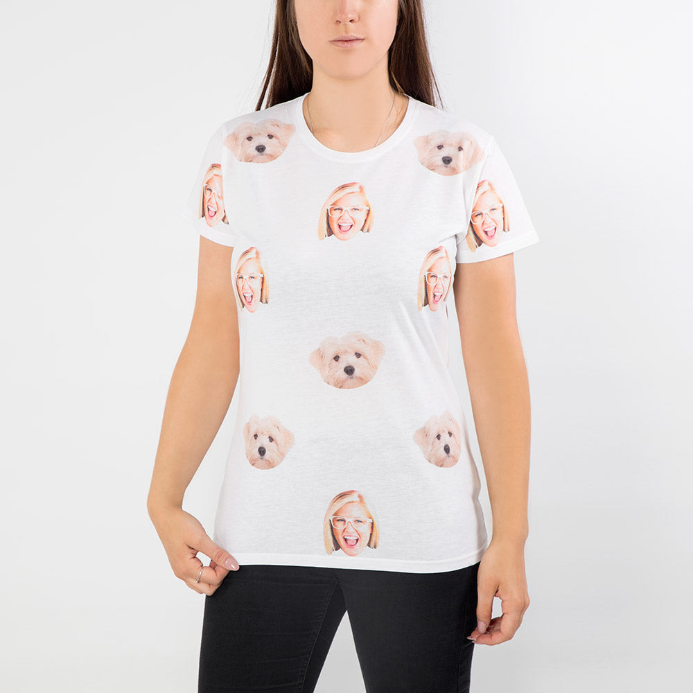 Dog & Owner Ladies Custom T-Shirt