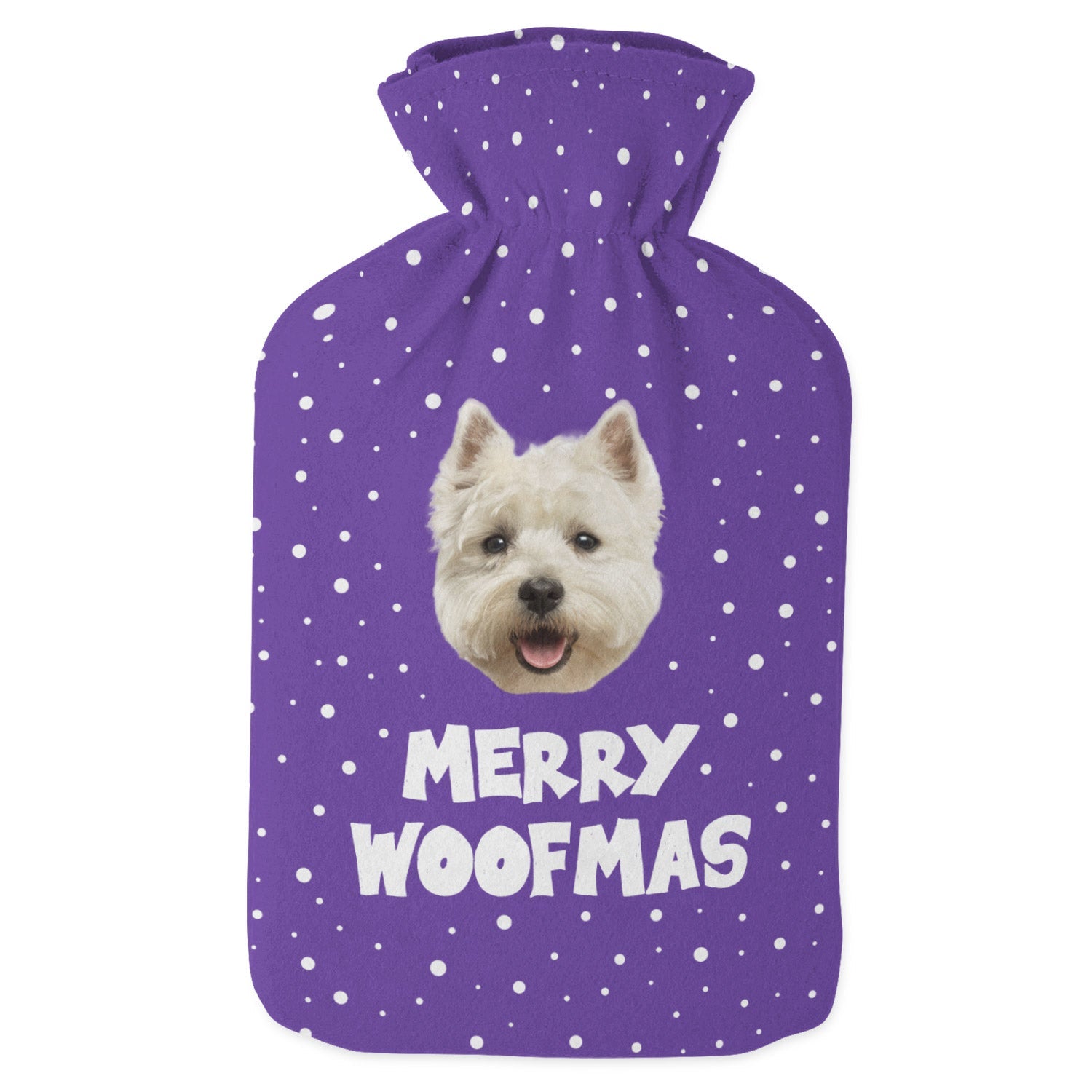 Merry Woofmas Hot Water Bottle