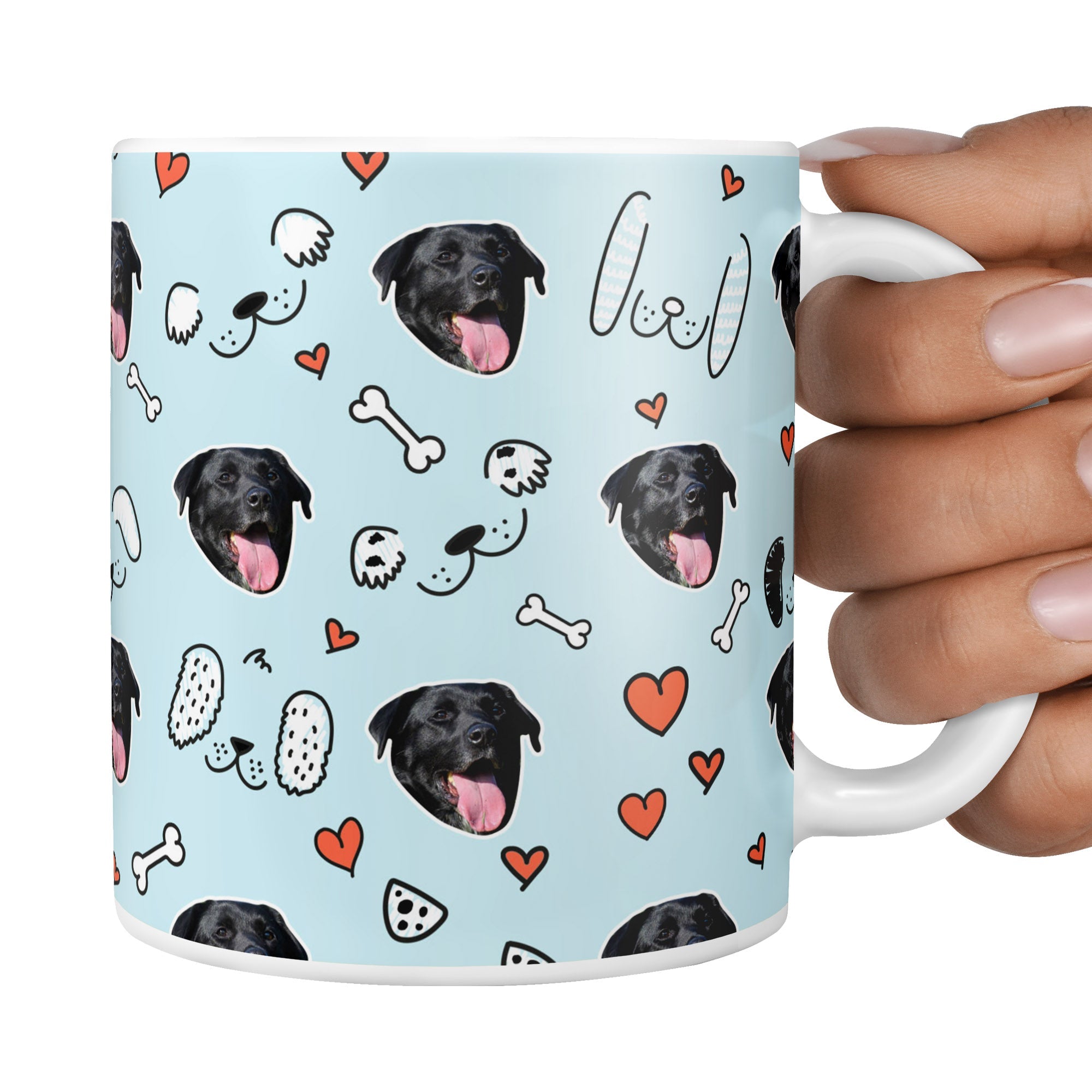Baby Blue Paulo Sponsors Doodle Mug