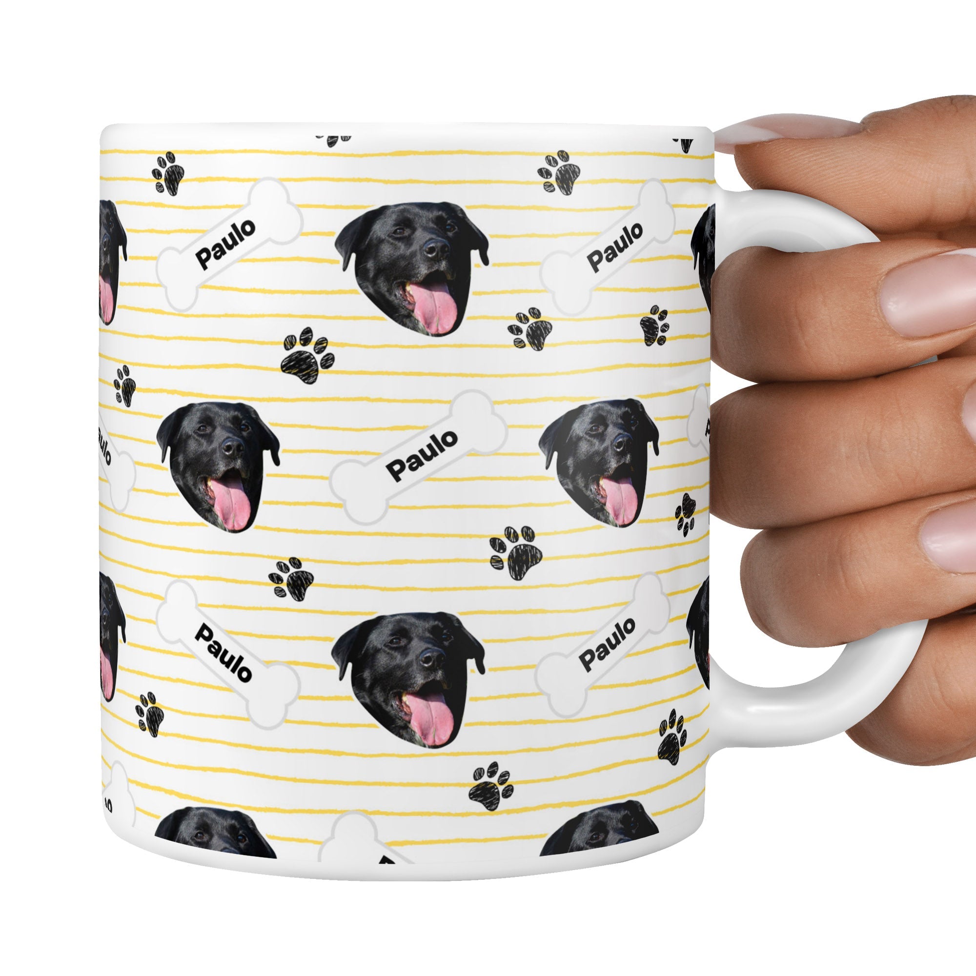 White Paulo Sponsors Name Mug