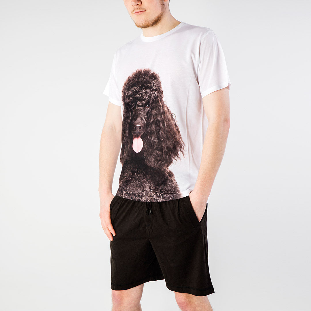 Customised Dog Face Mens Pyjamas