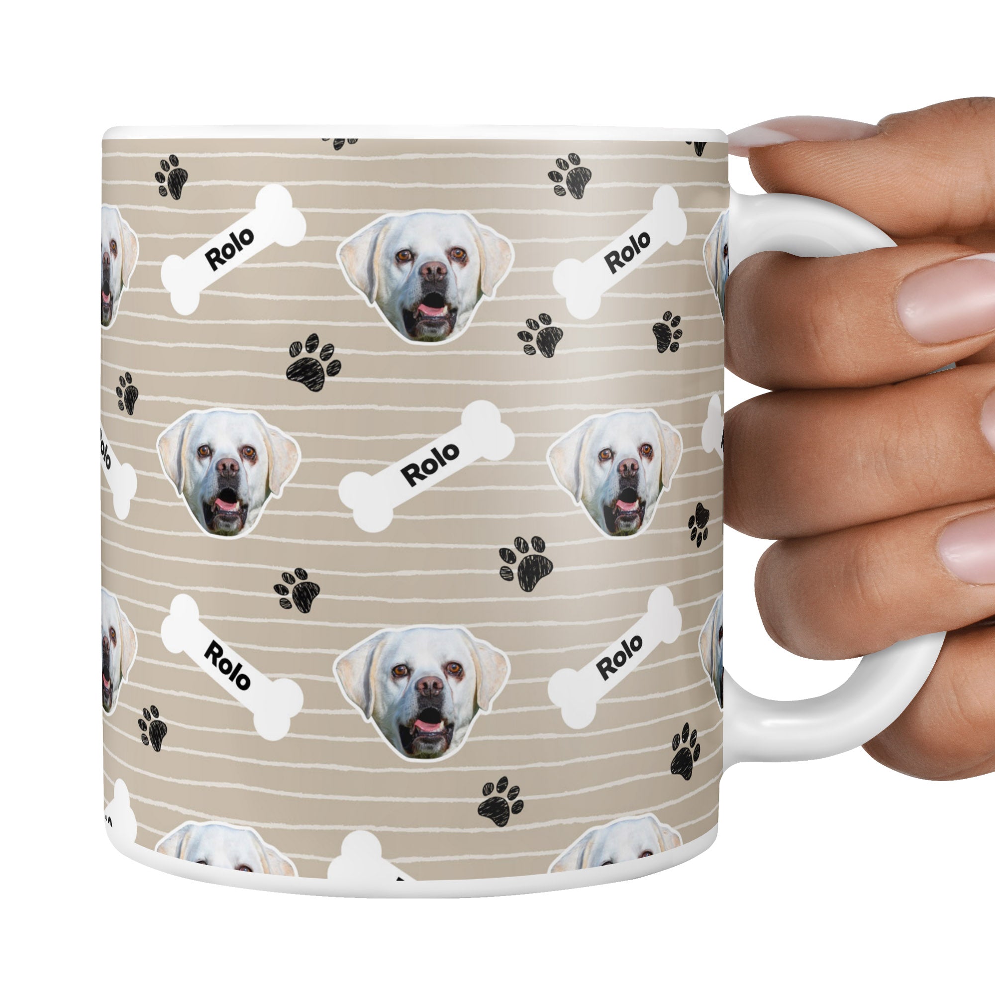 Stone Rolo Sponsors Name Mug