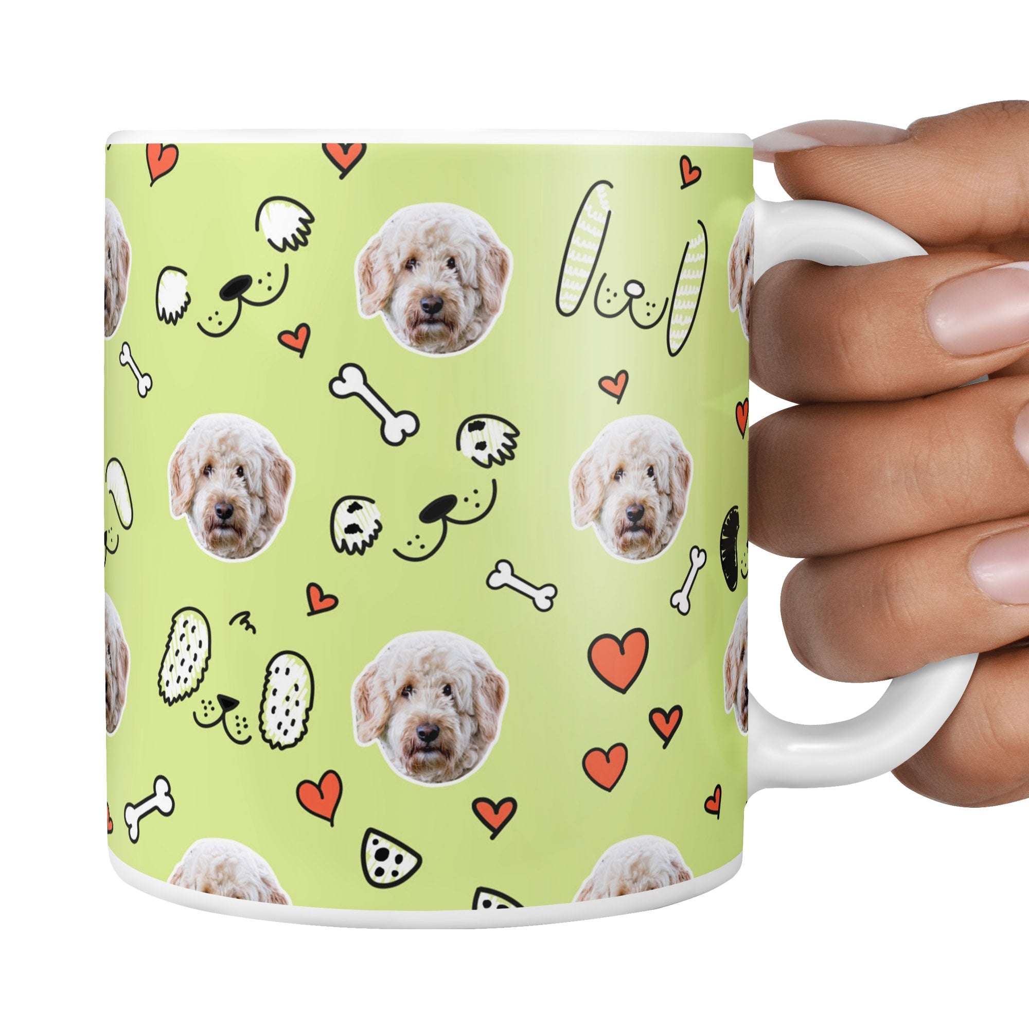 Green Rosie Sponsors Doodle Mug