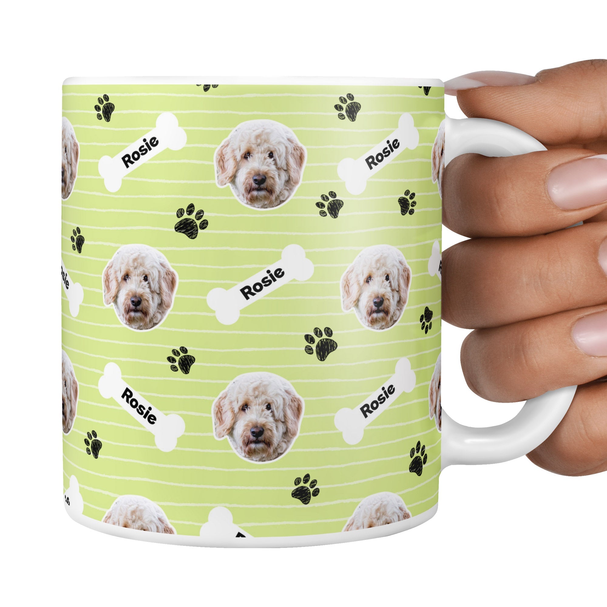 Rosie Sponsors Name Green Mug