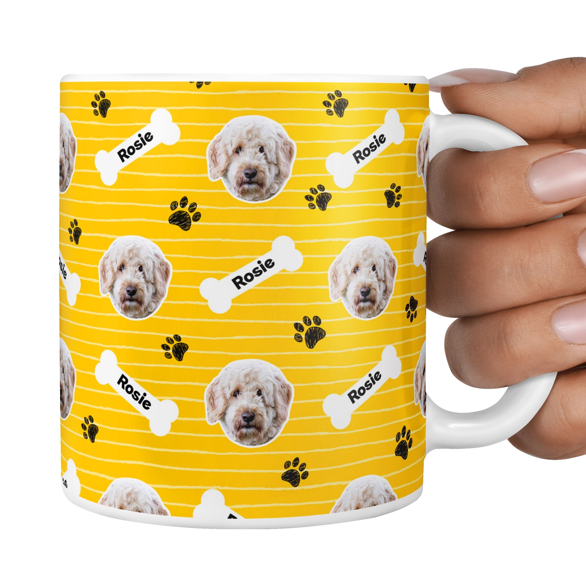 Rosie Sponsors Name Yellow Mug