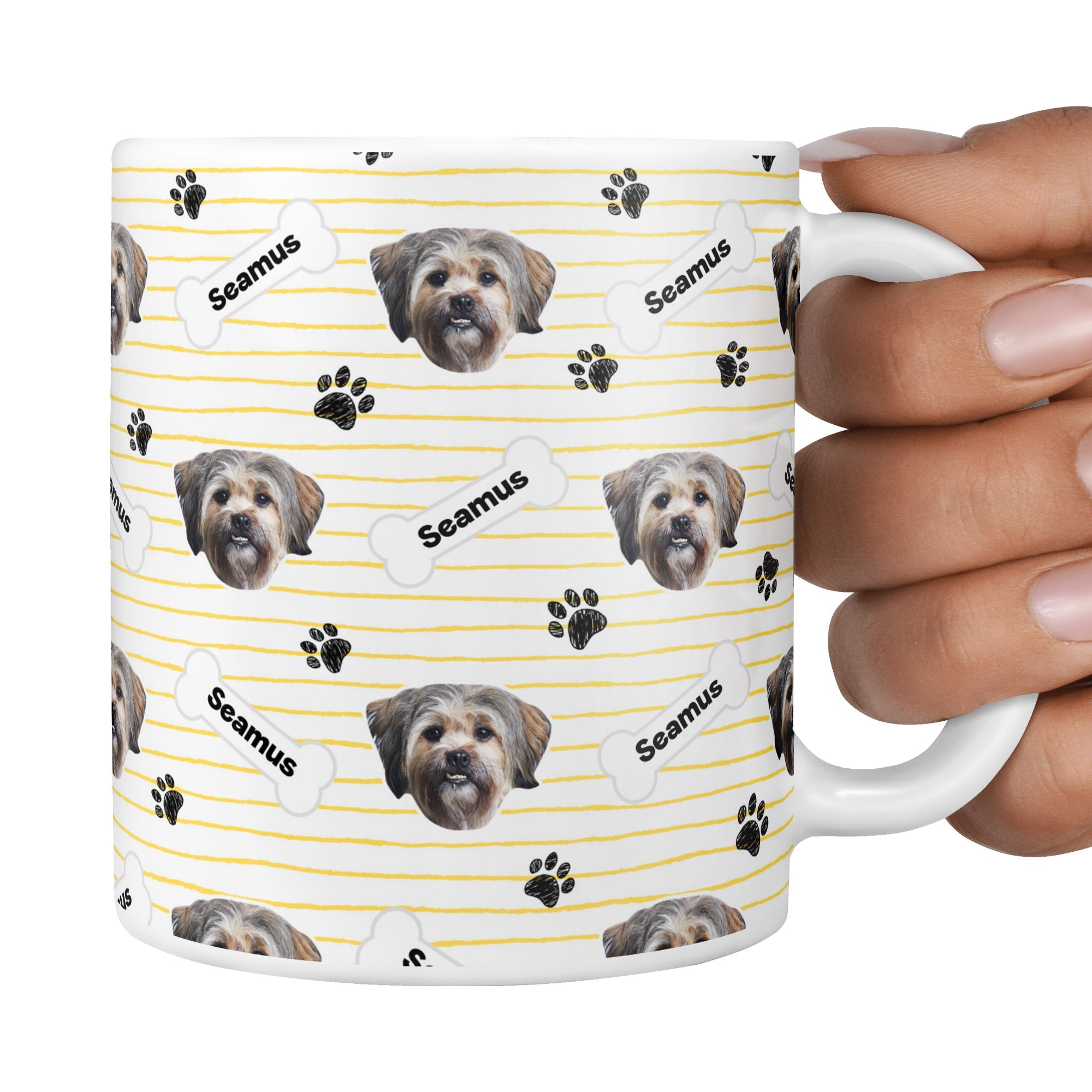 Seamus Sponsors Name White Mug