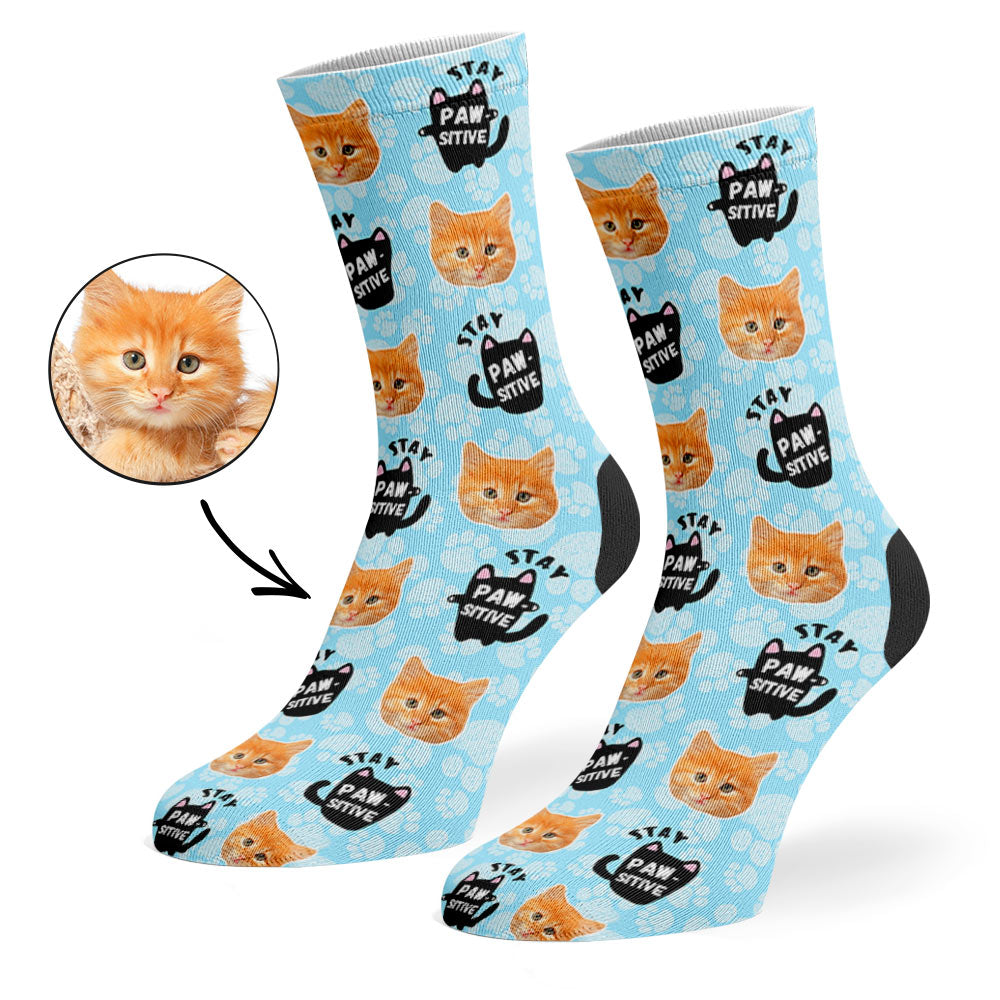 Stay Pawsitive Socks