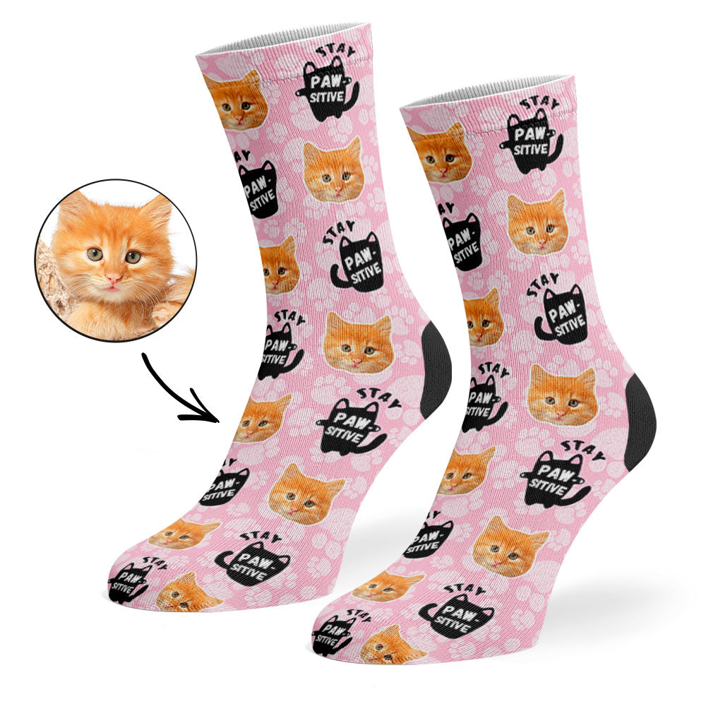 Stay Pawsitive Socks