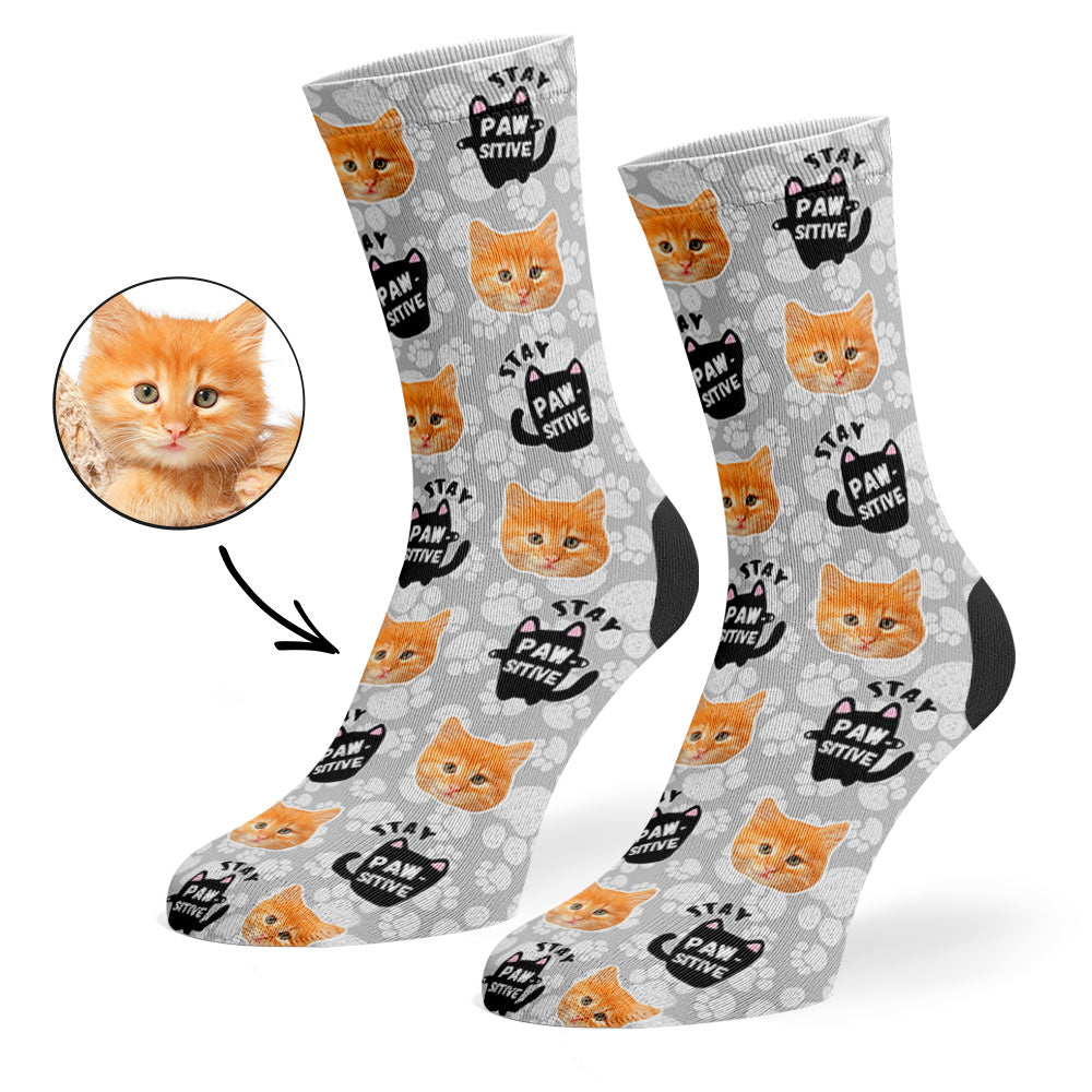 Stay Pawsitive Socks