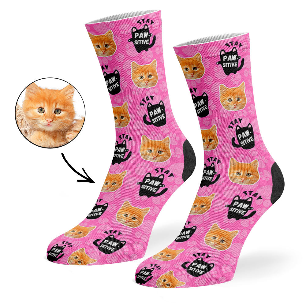 Stay Pawsitive Socks