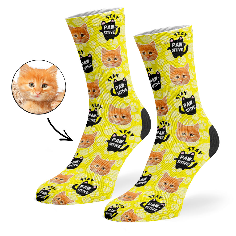 Stay Pawsitive Socks