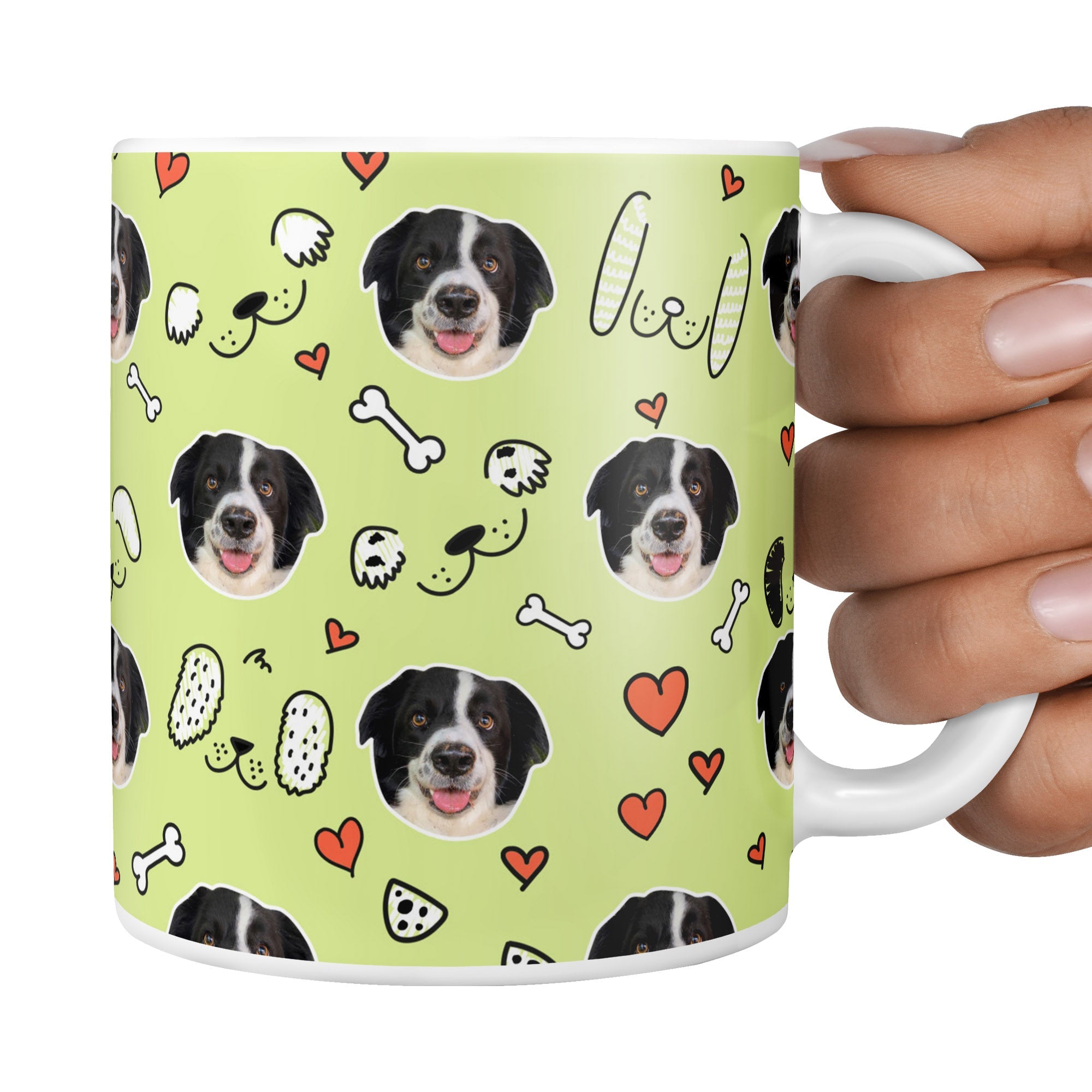 Green Stitch Sponsors Doodle Mug