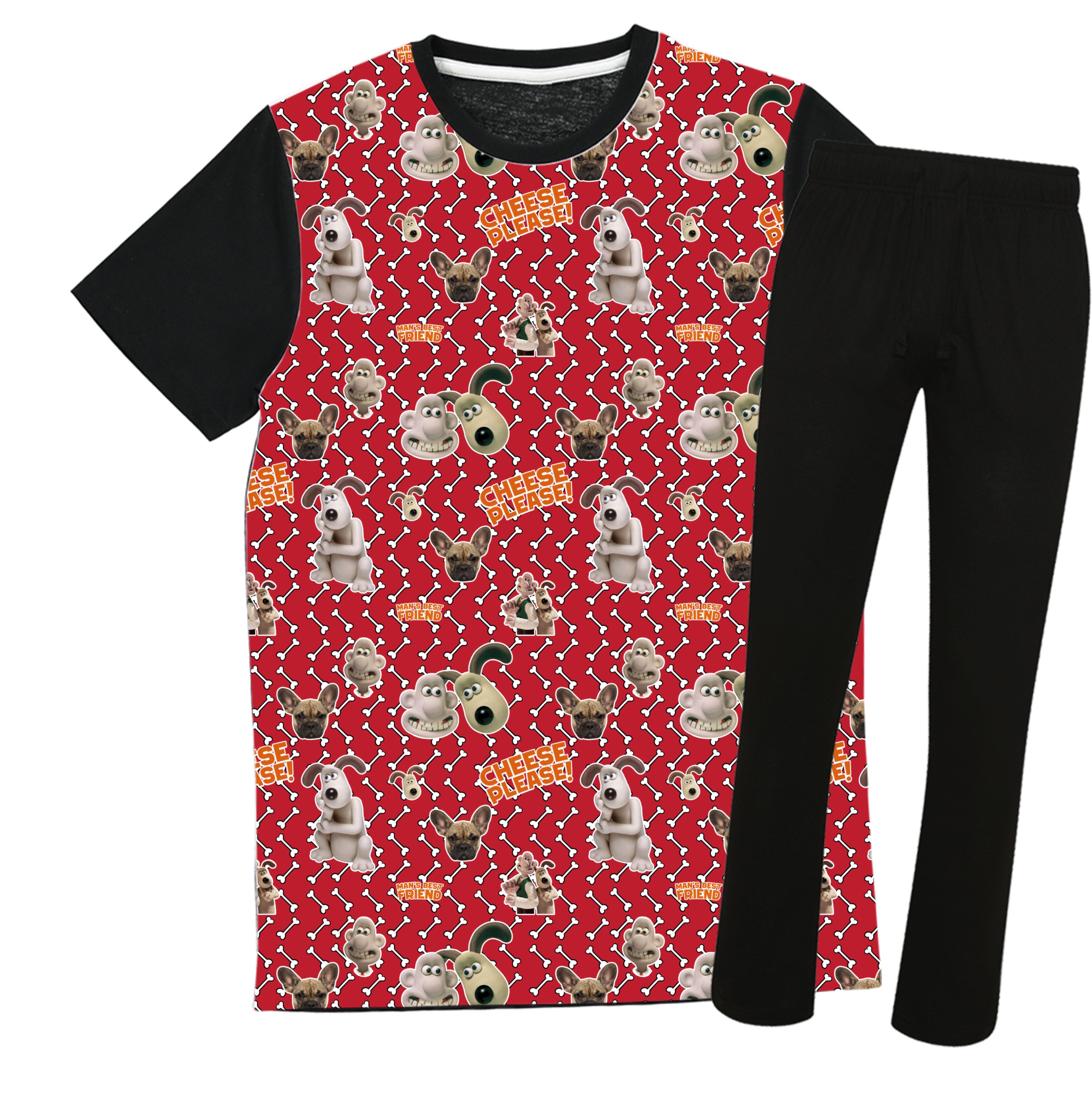 Wallace & Gromit 'Cheese Please' Pyjamas