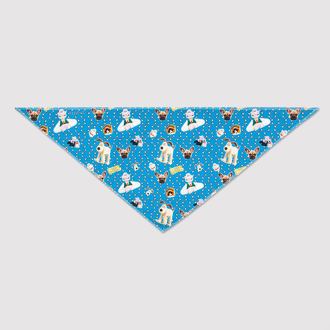Personalised Wallace & Gromit Dog Bandana