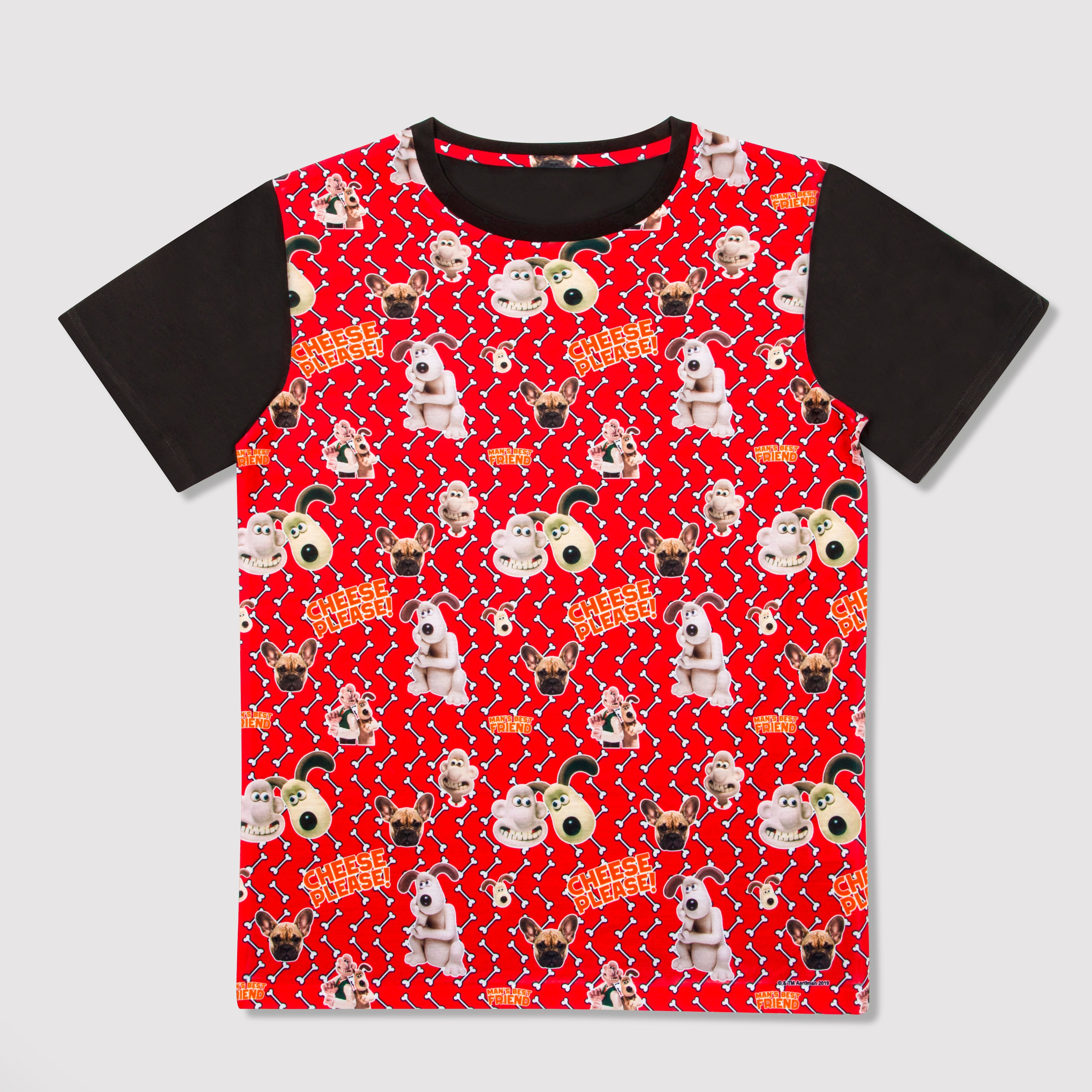 Wallace & Gromit 'Cheese Please' T-Shirt