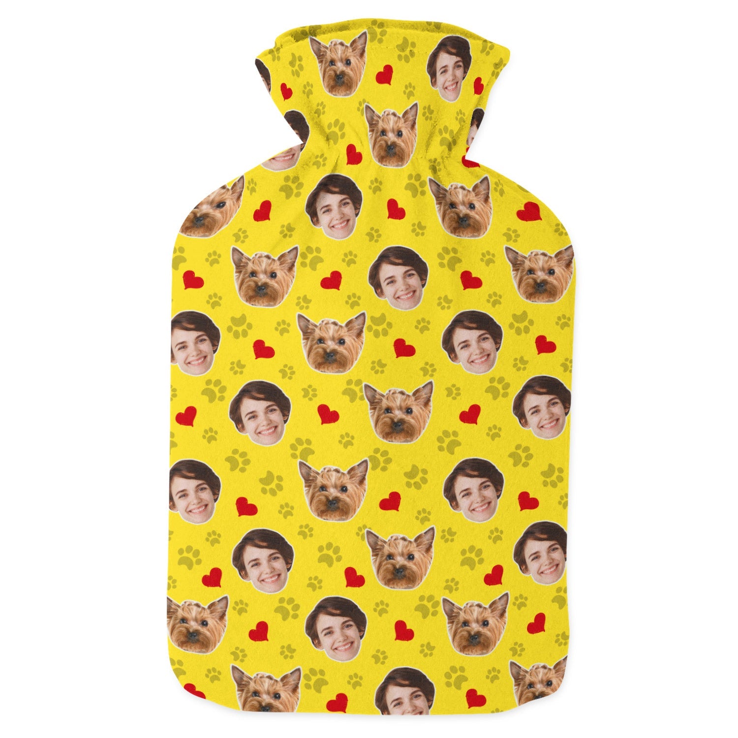 Paw Hearts Hot Water Bottle