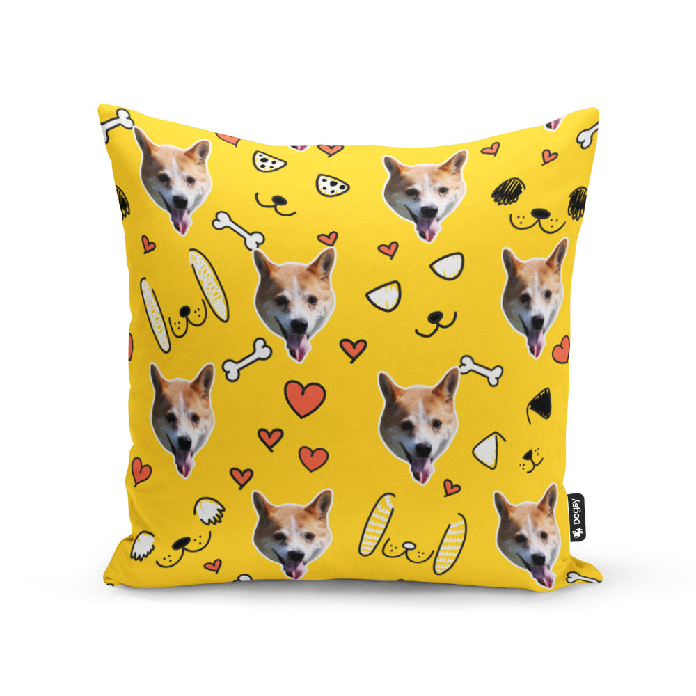 Yellow Basil Sponsors Doodle Cushion