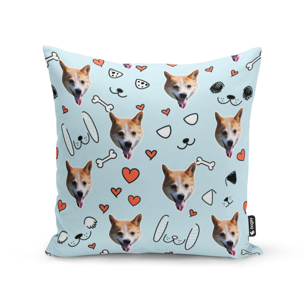 Baby Blue Basil Sponsors Doodle Cushion