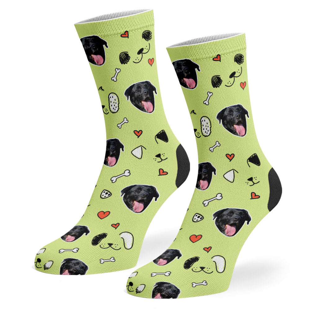 Green Paulo Sponsors Doodle Socks