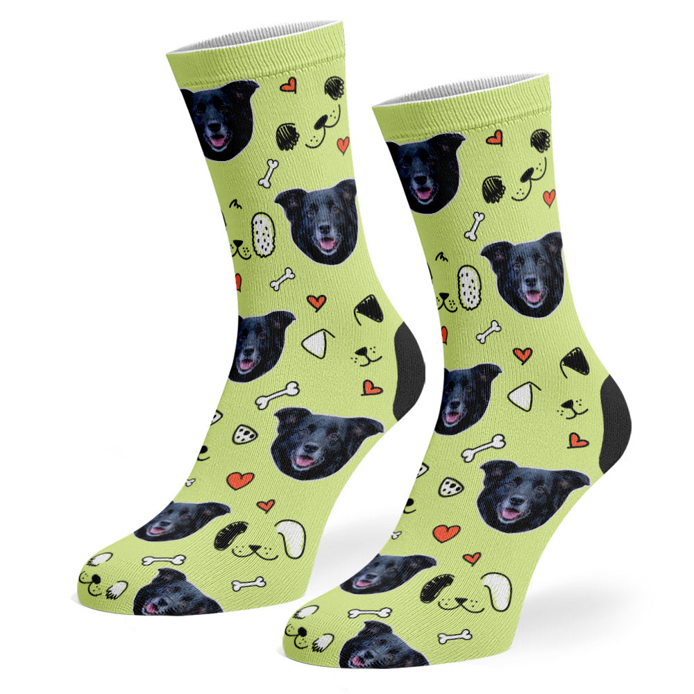 Green Lola Belle Sponsors Doodle Socks