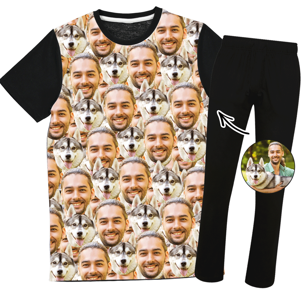 Dog & Owner Photo Mash Pyjama Set