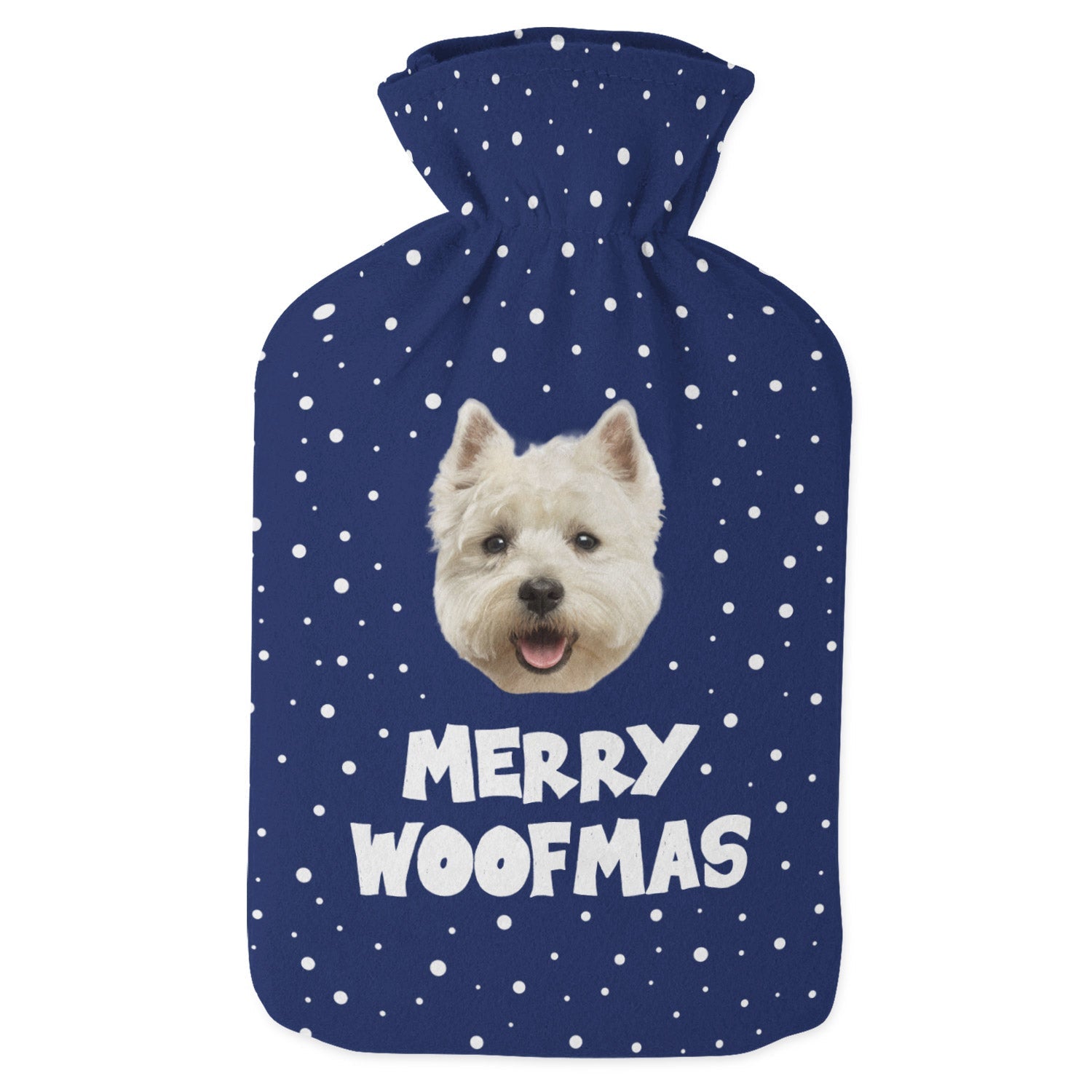 Merry Woofmas Hot Water Bottle