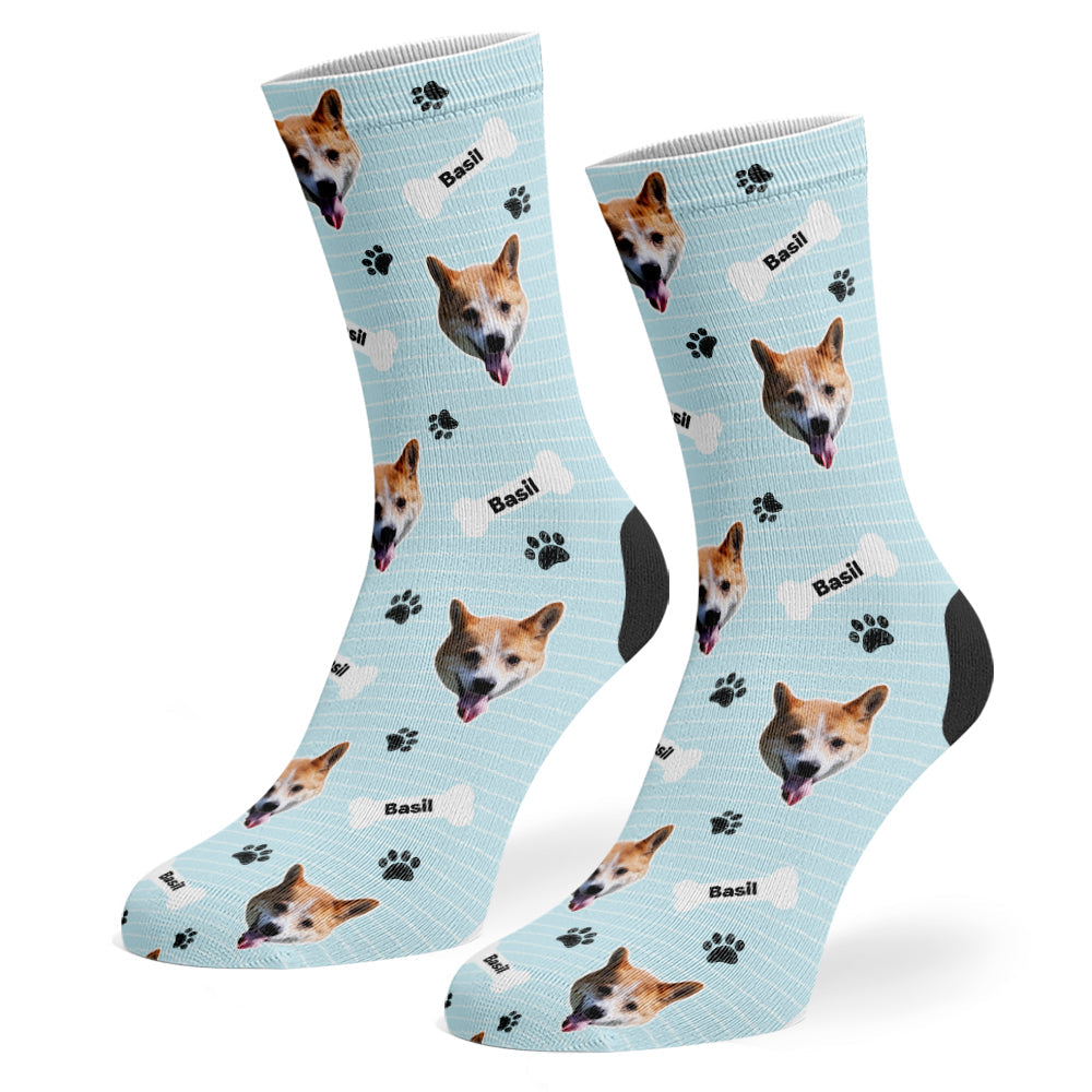Blue Basil Sponsors Name Socks