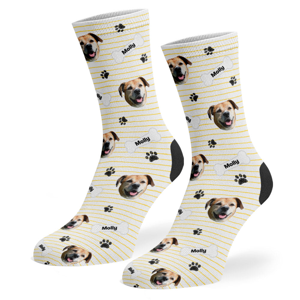 Cream Molly Sponsors Name Socks