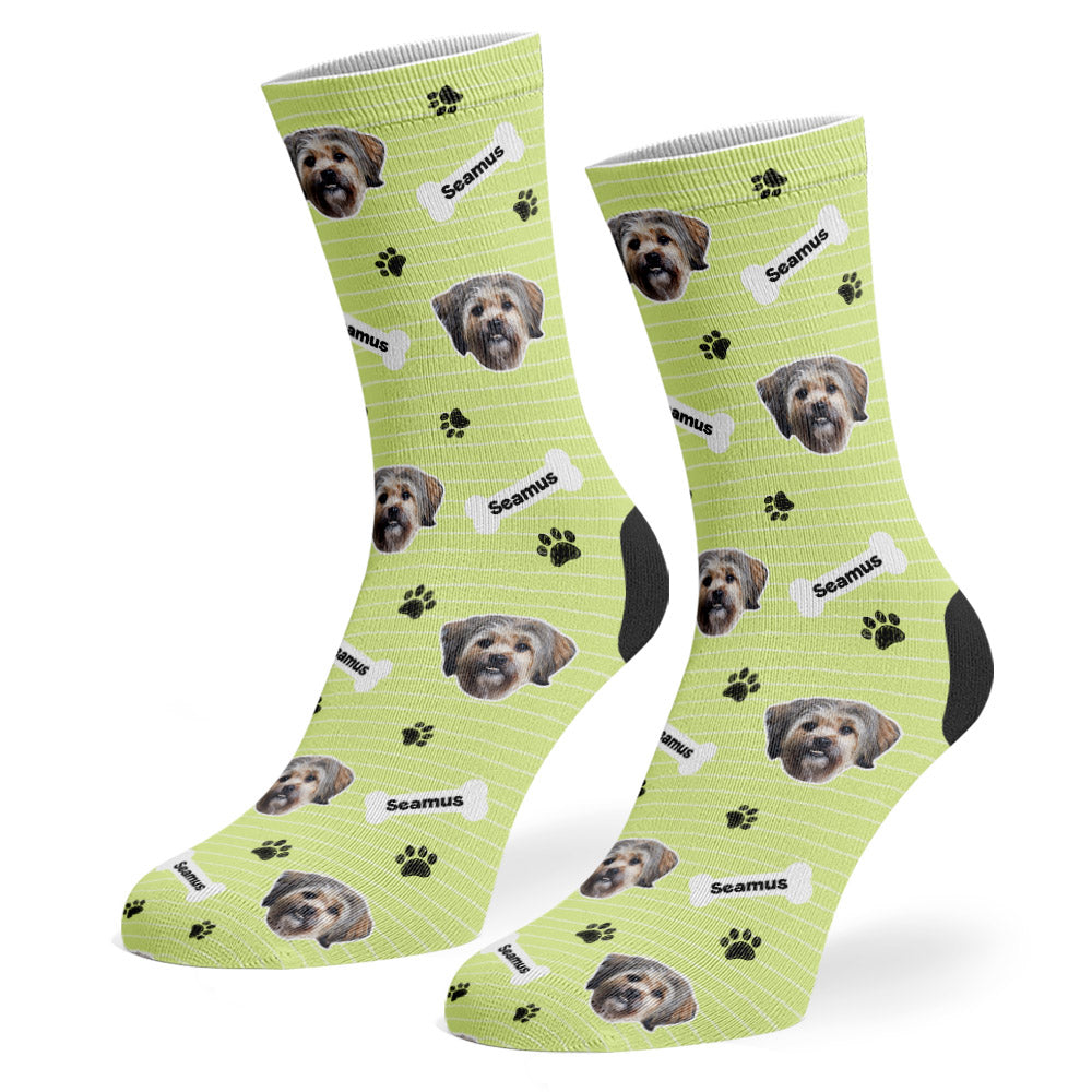 Seamus Sponsors Name Green Socks