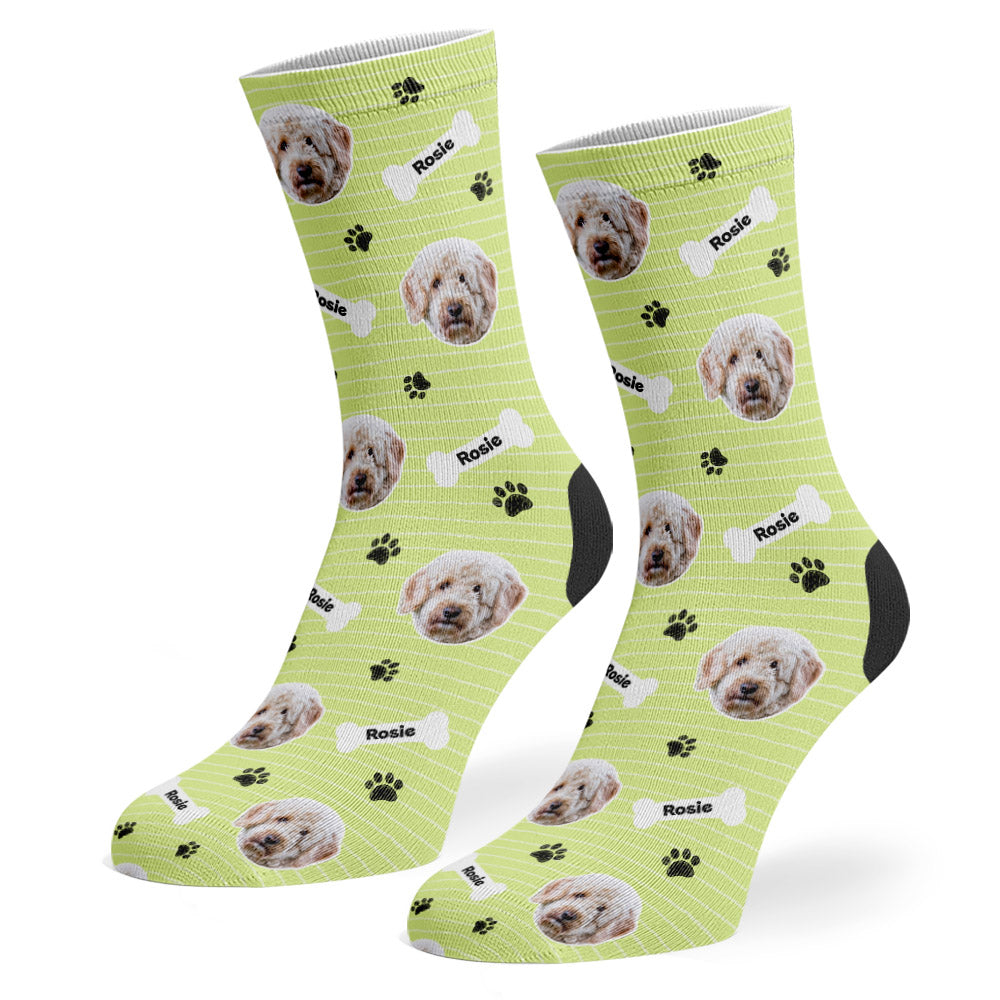 Rosie Sponsors Name Green Socks