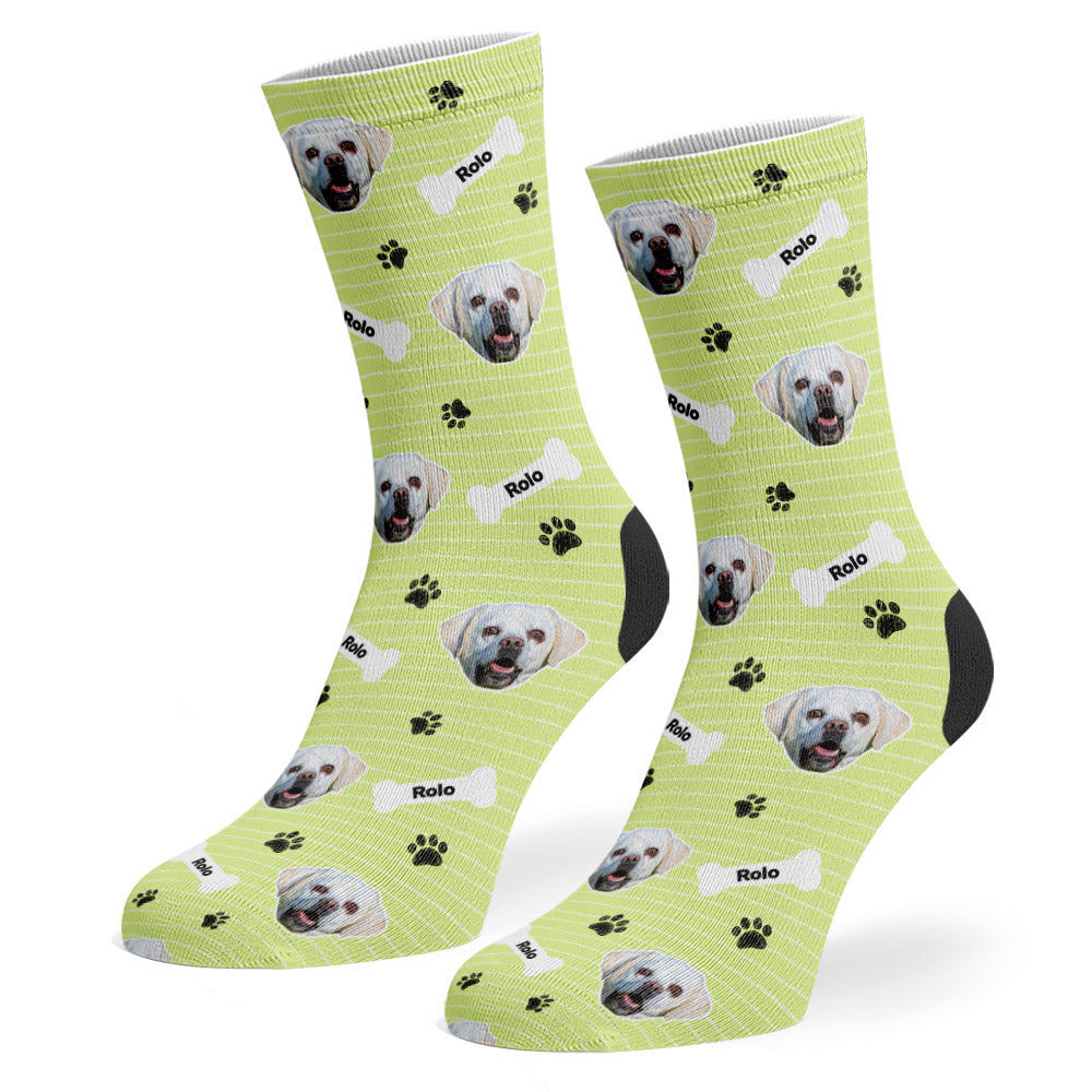 Green Rolo Sponsors Name Socks