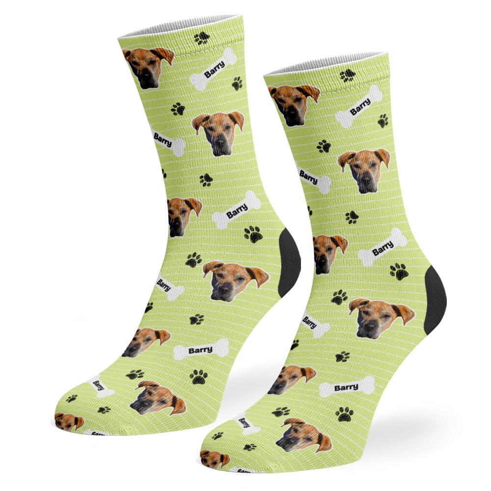 Green Barry Sponsors Name Socks