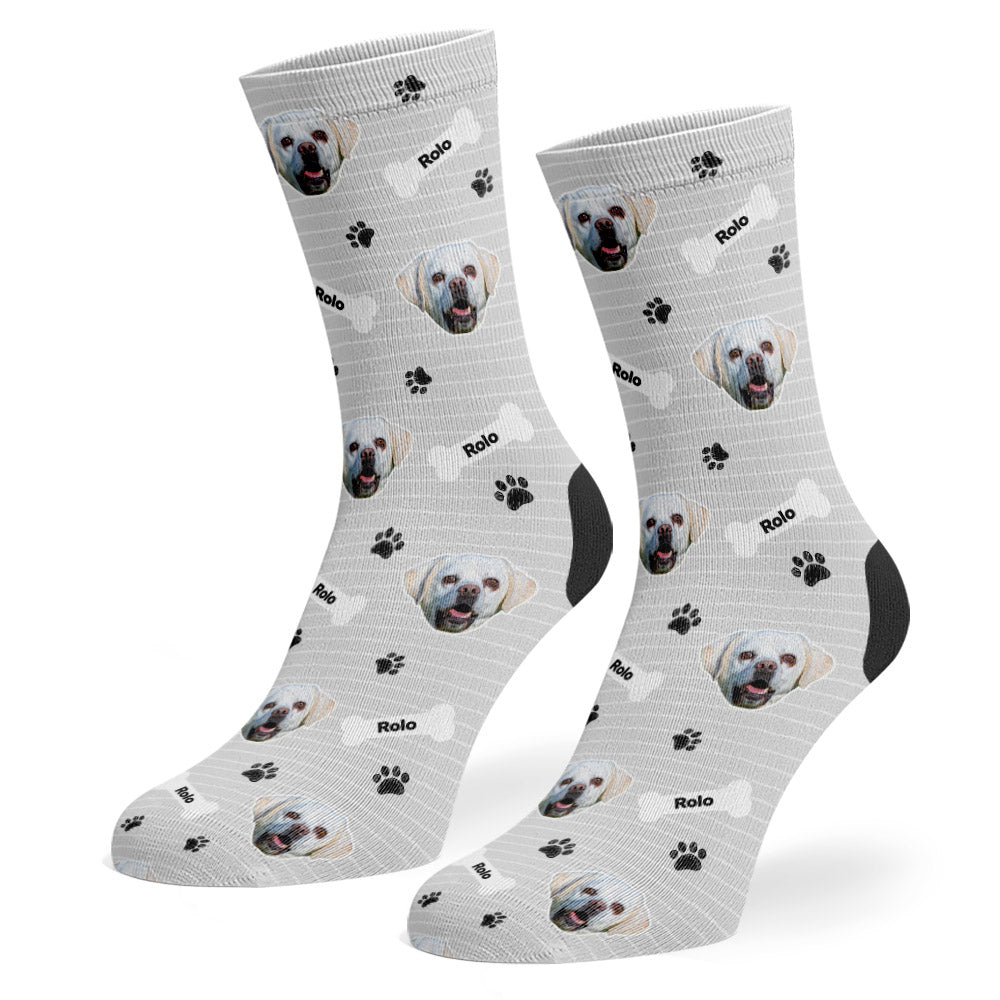 Grey Rolo Sponsors Name Socks
