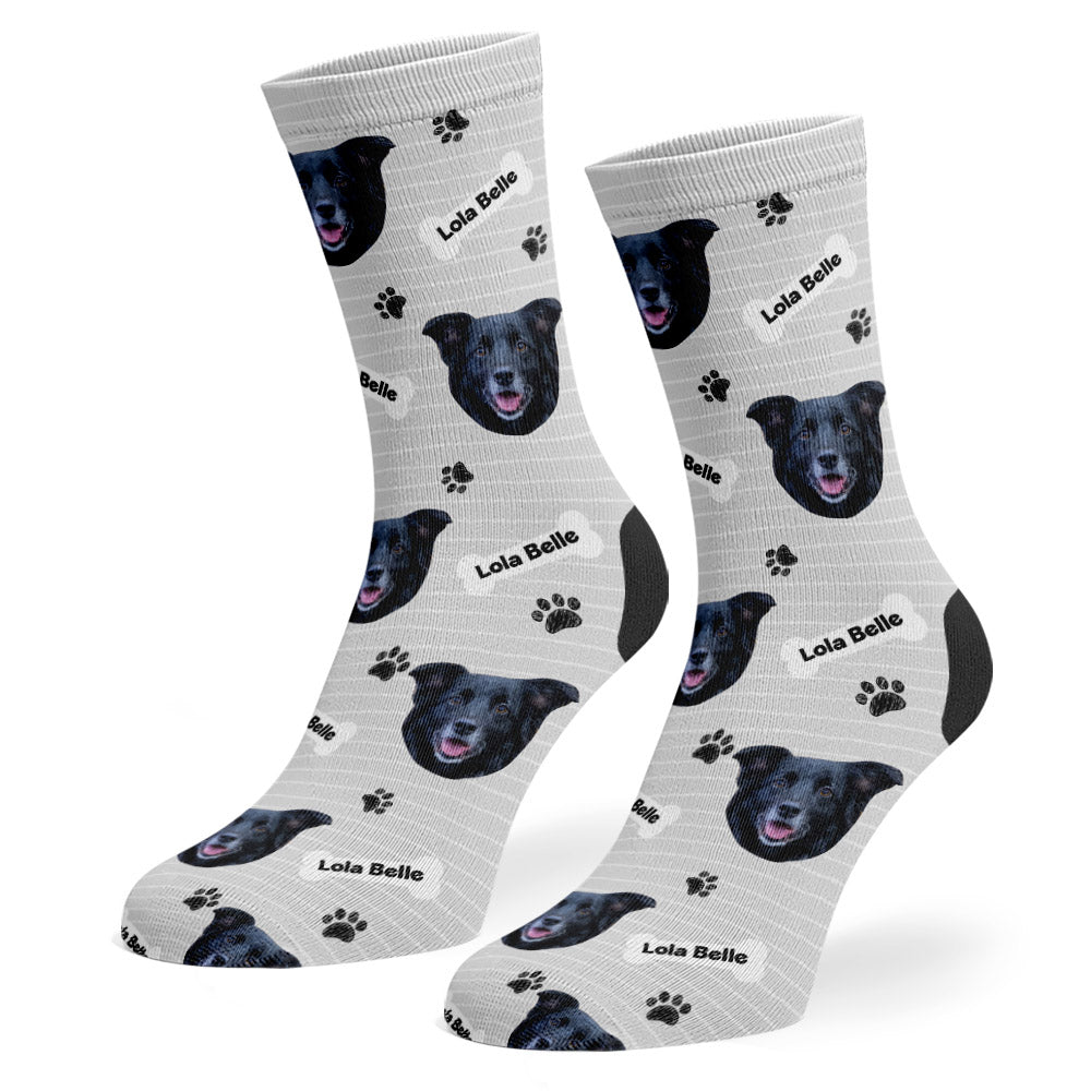Grey Lola Belle Sponsors Name Socks